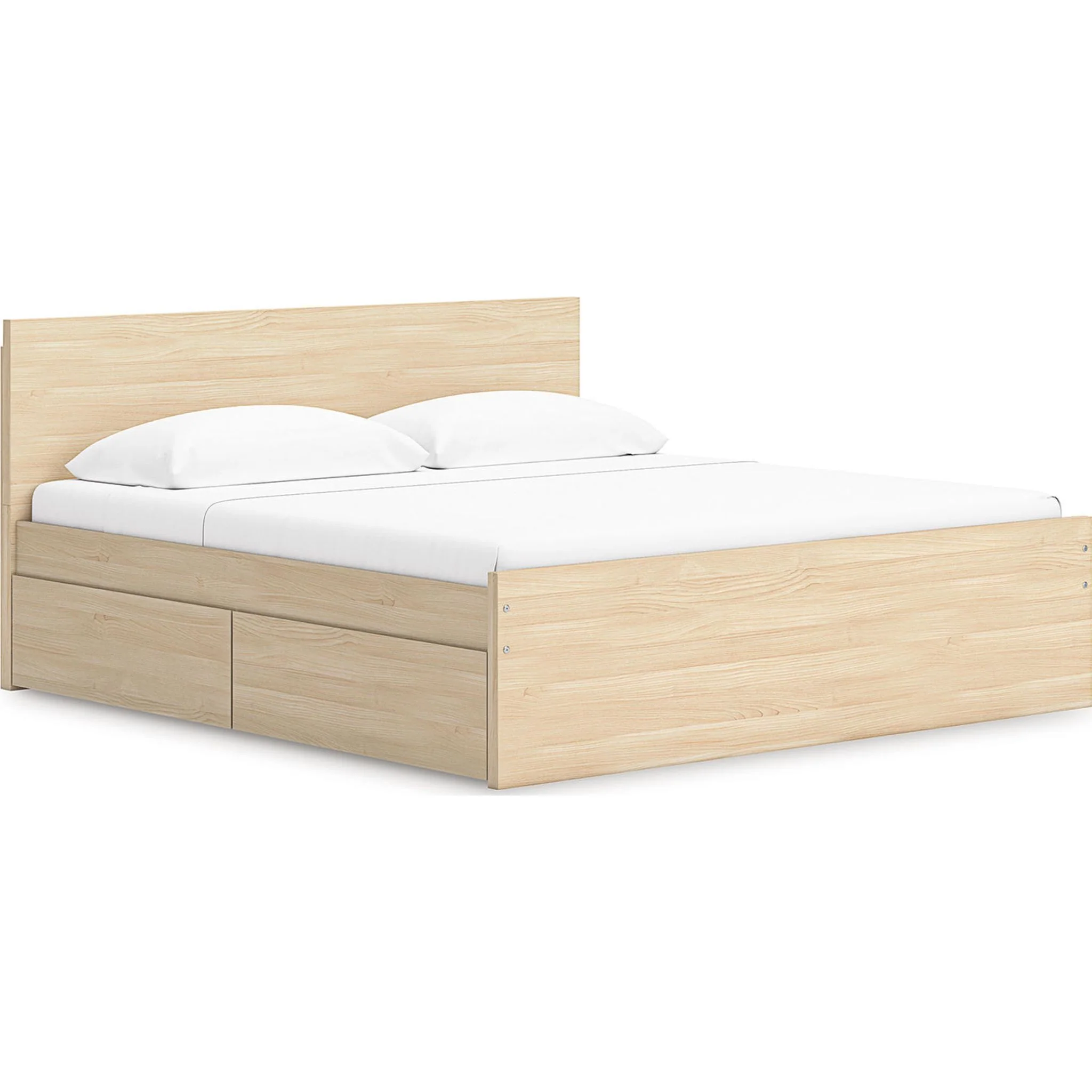 Onita King Storage Bed - Natural - Image 6