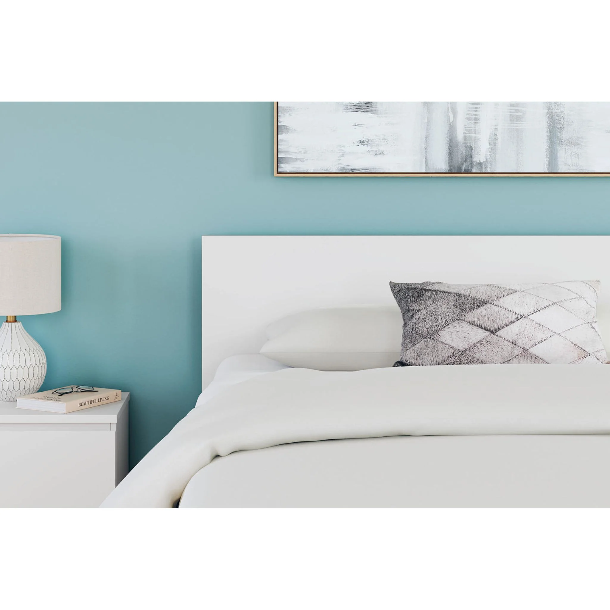 Onita Queen Platform Bed - White - Image 11