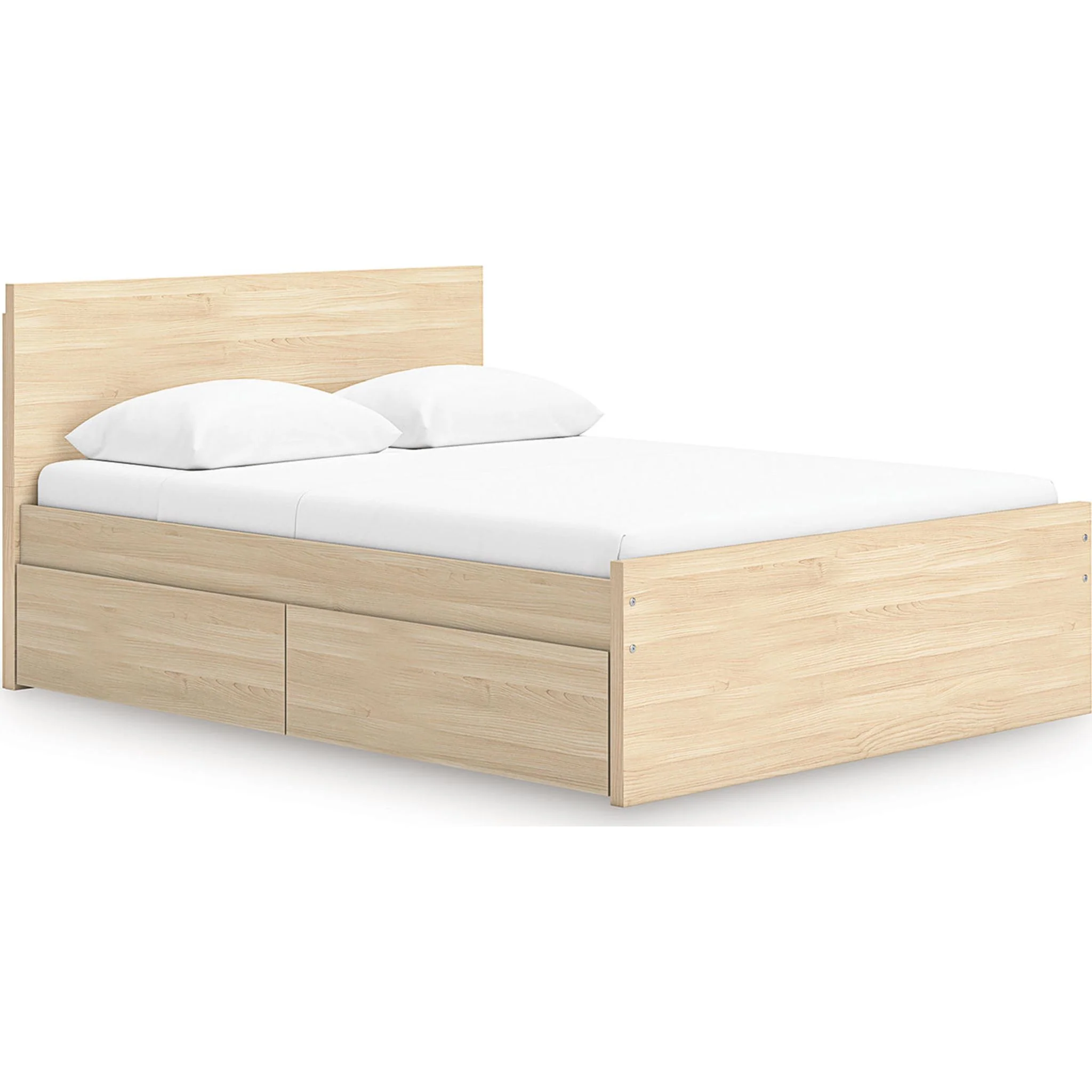 Onita Queen Storage Bed - Natural