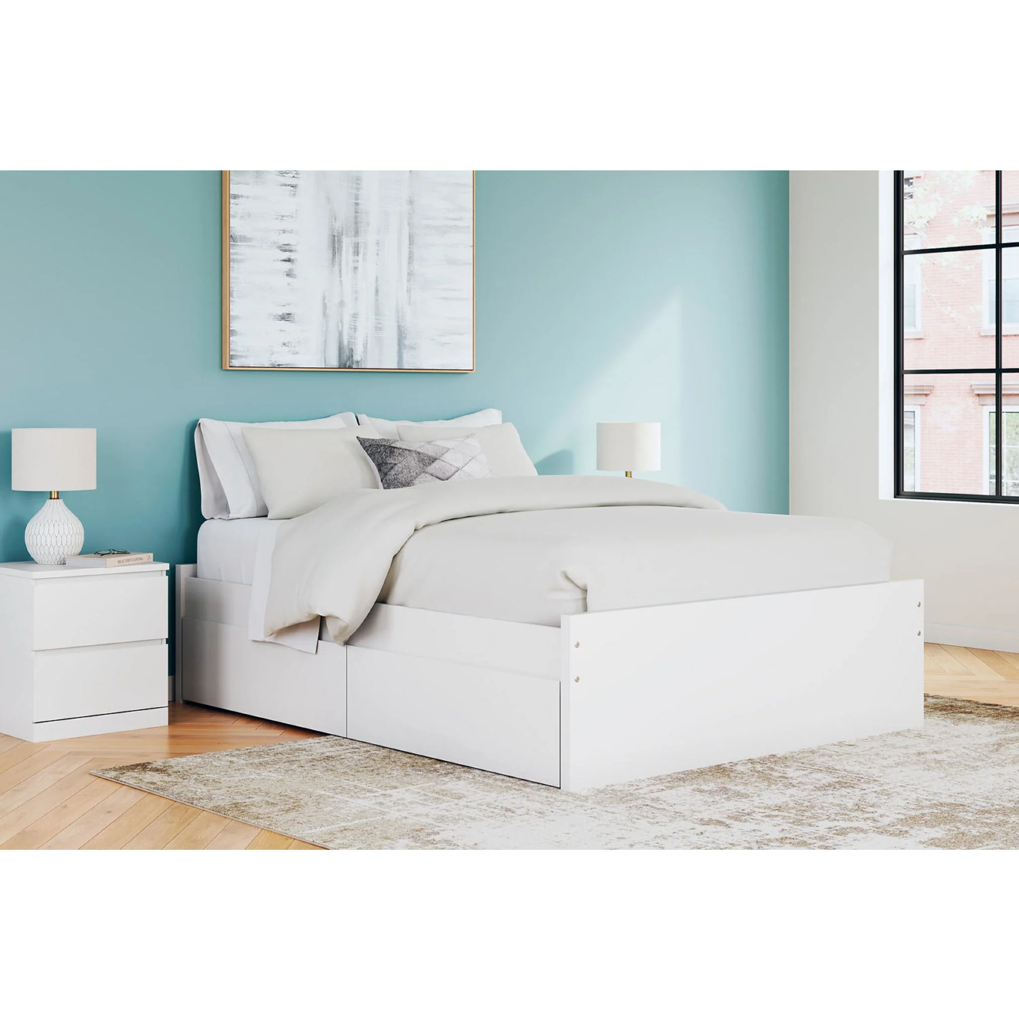 Onita Queen Storage Bed - White - Image 10