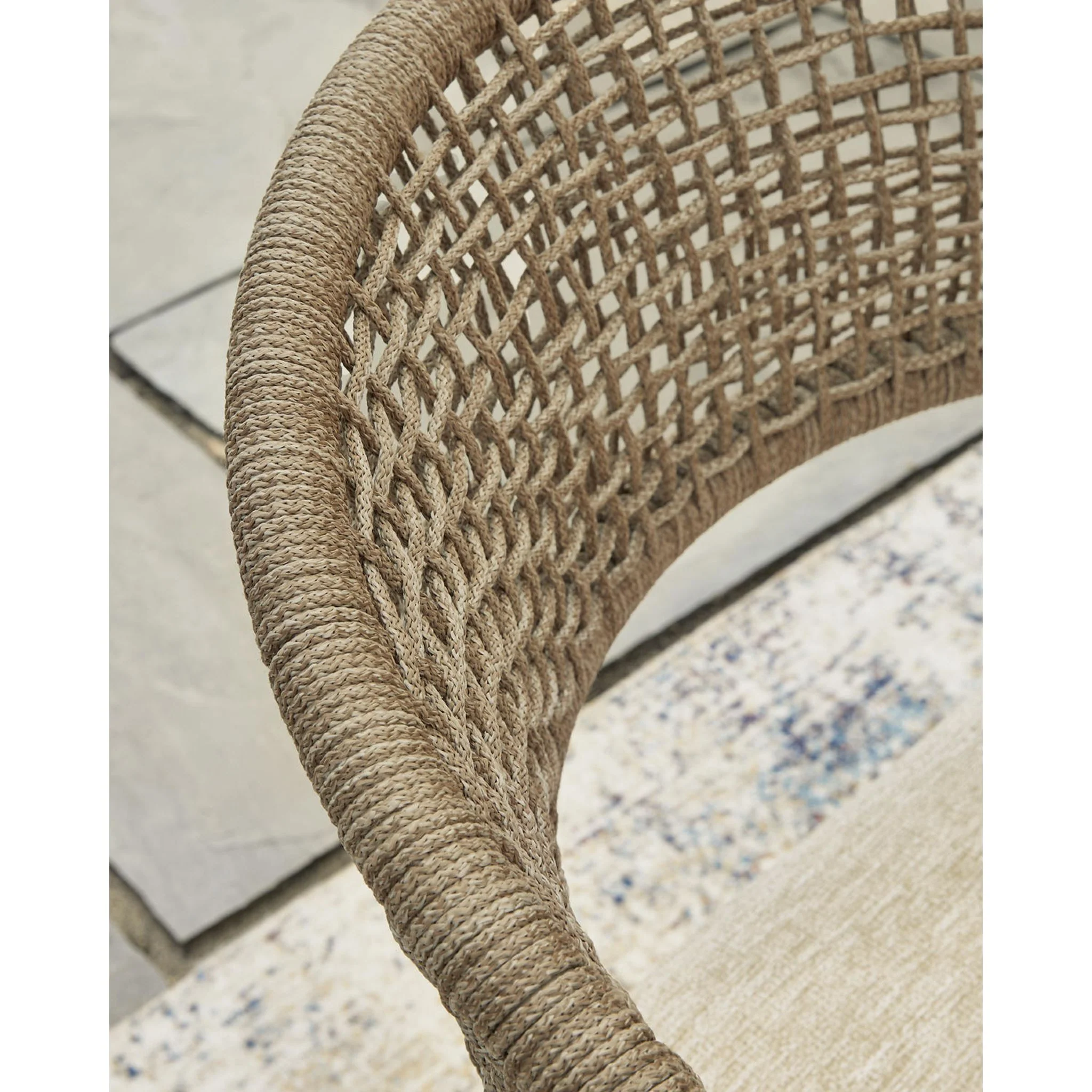 Orchard Beach Outdoor Dining Chair (set of 4) - Beige - Image 6