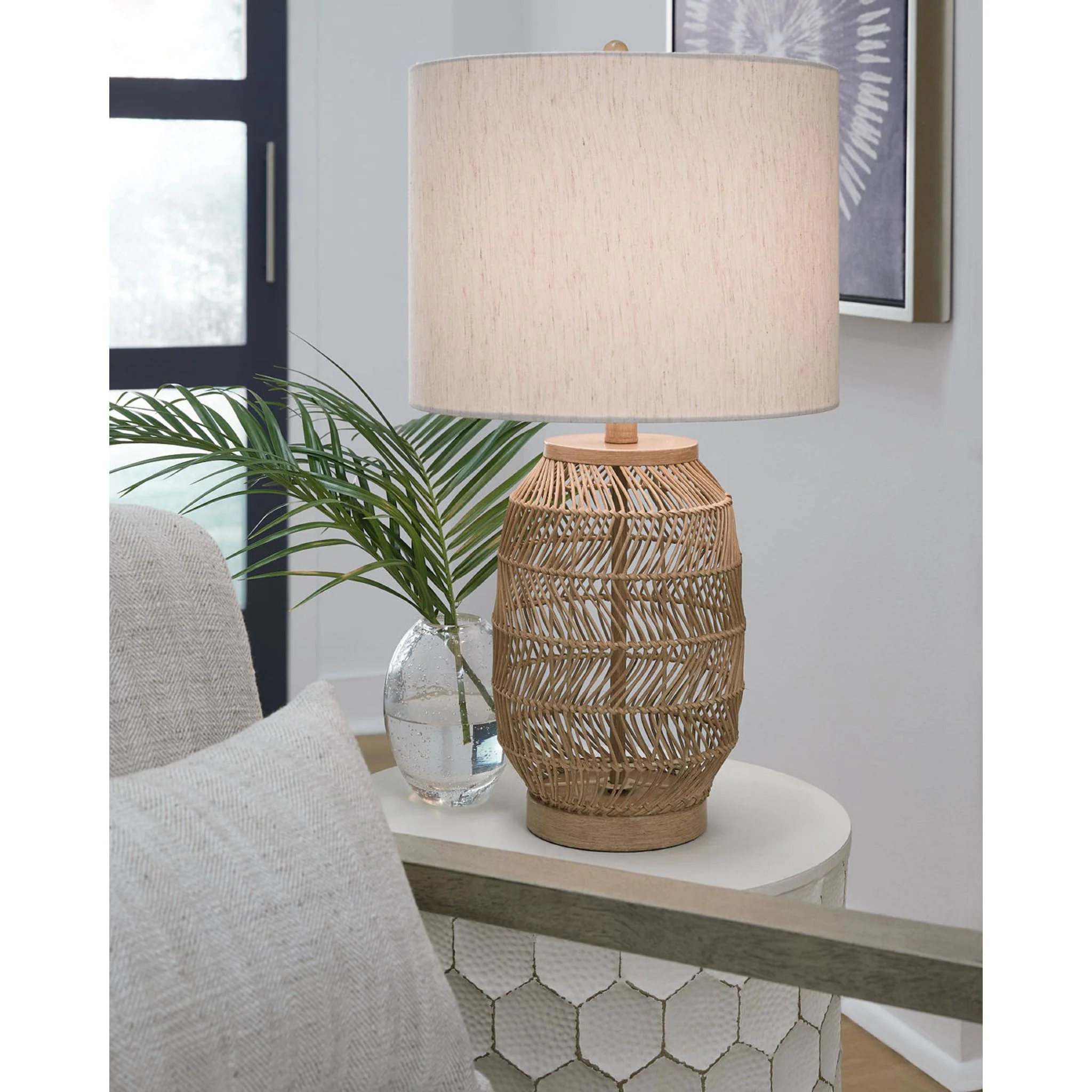 Orenman Table Lamp Pair 23.50" - Image 5