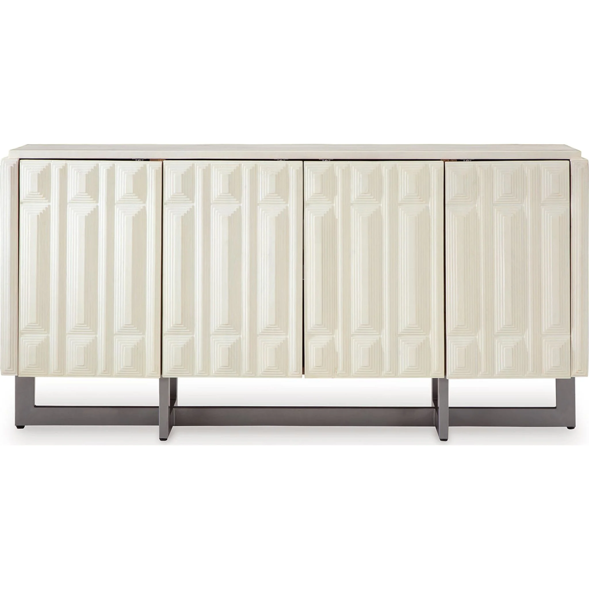 Ornawel Accent Cabinet - Distressed White - Image 5