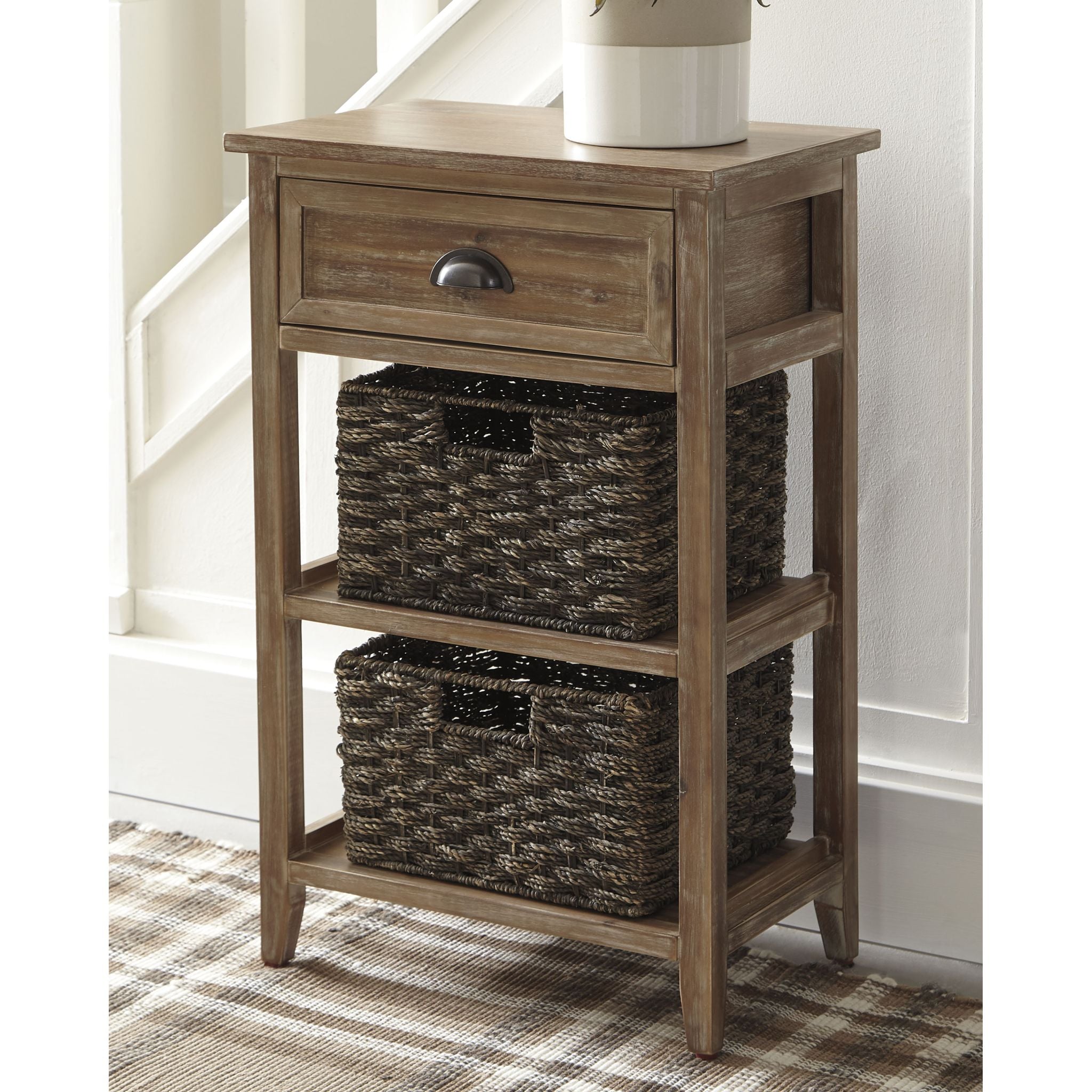 Oslember Accent Table - Light Brown - Image 2