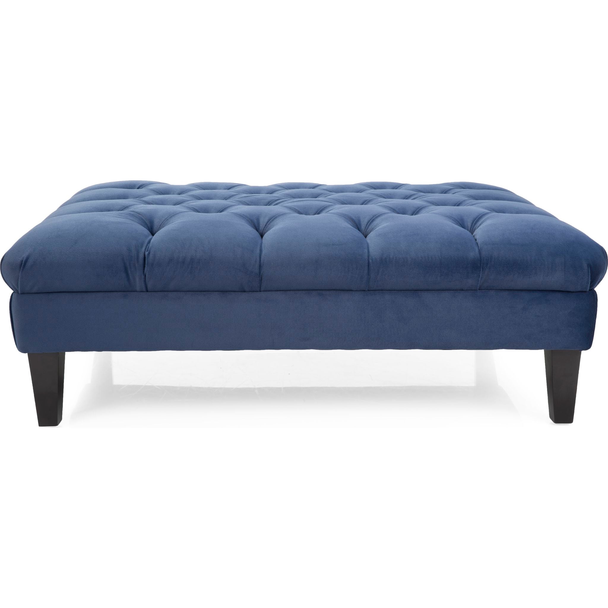 Tufted Ottoman - Bolder Azure
