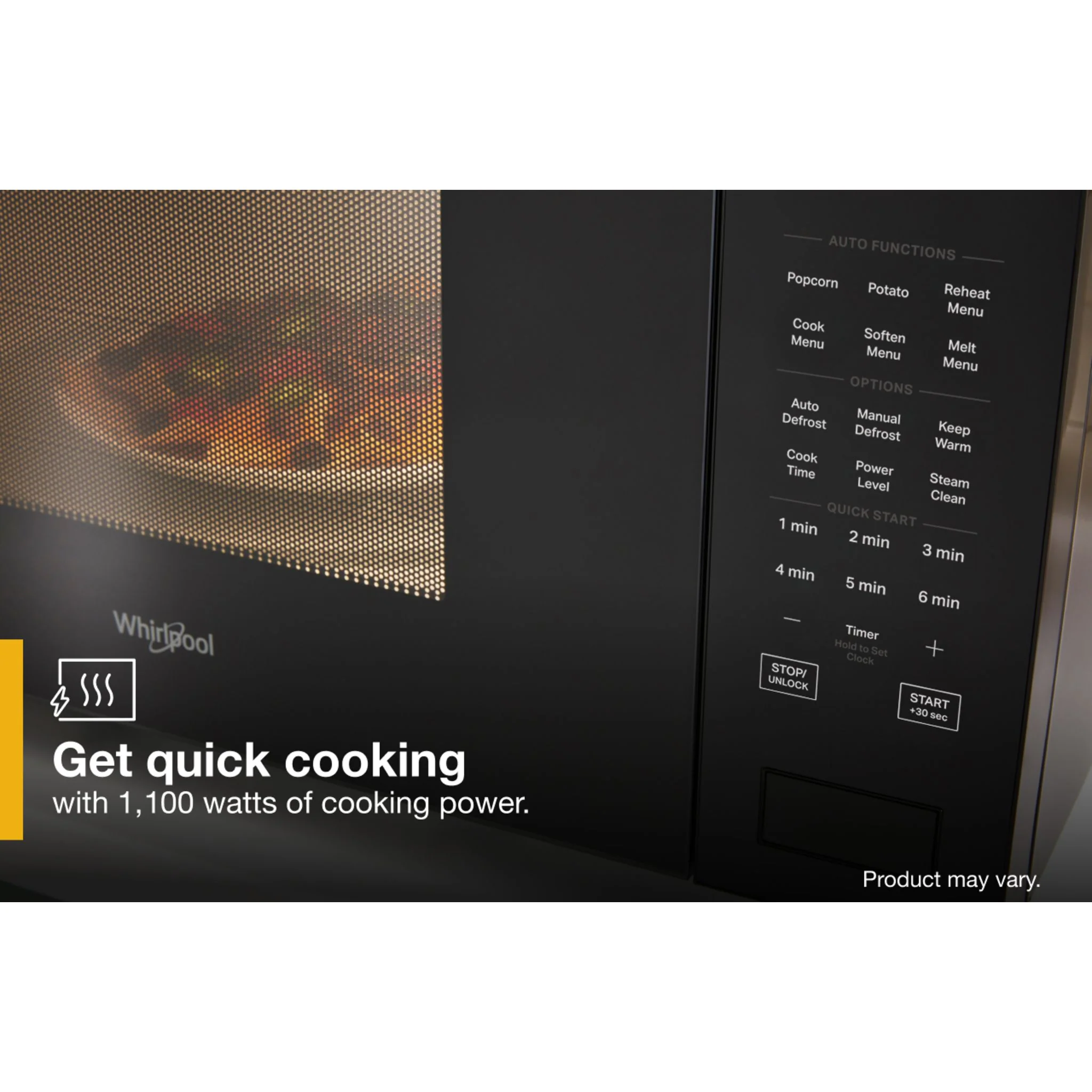 Whirlpool Countertop Microwave (YWMCS7022RZ) - Fingerprint Resistant Stainless Steel - Image 3