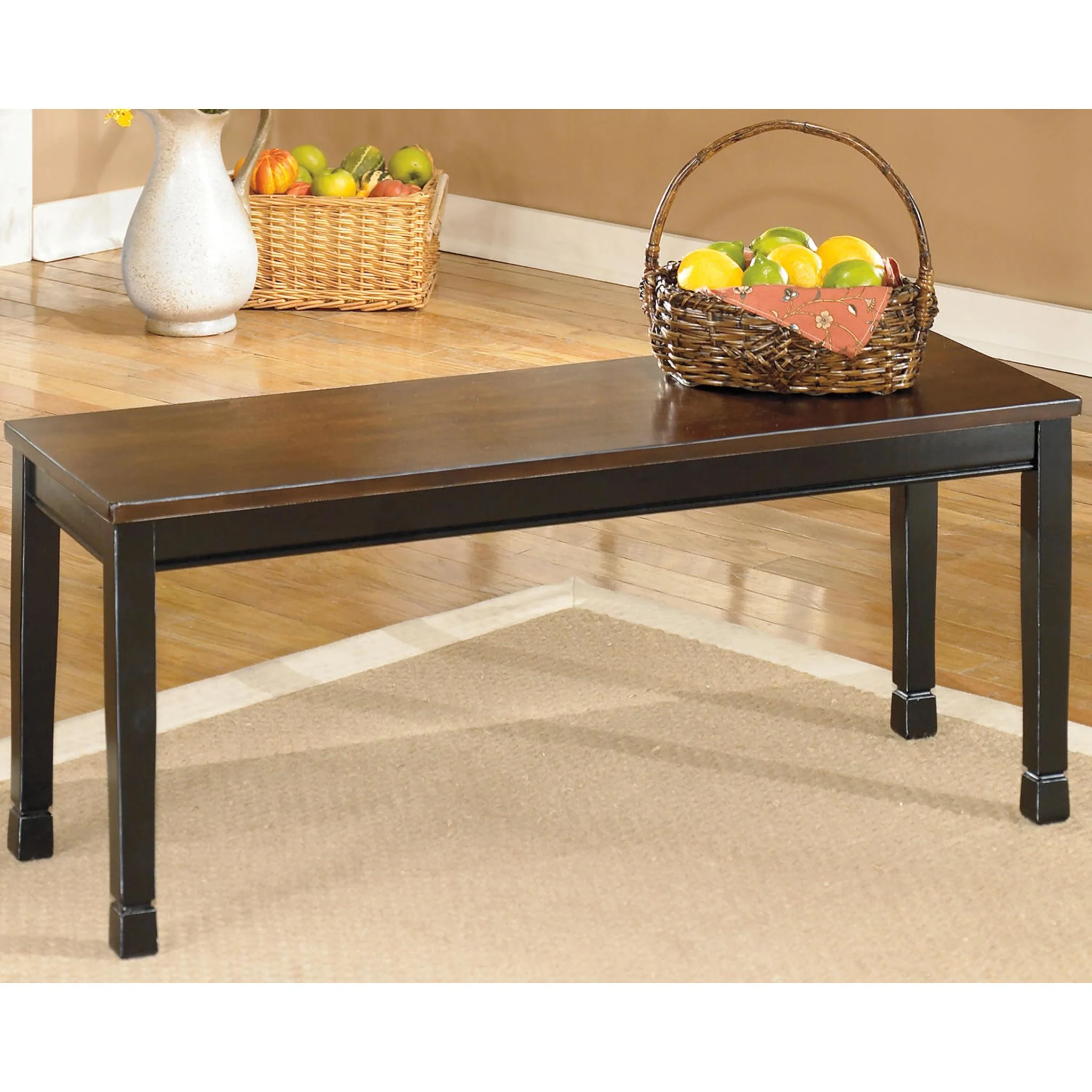 Owingsville Dining Bench - Black/Brown - (D580-00) - Image 14