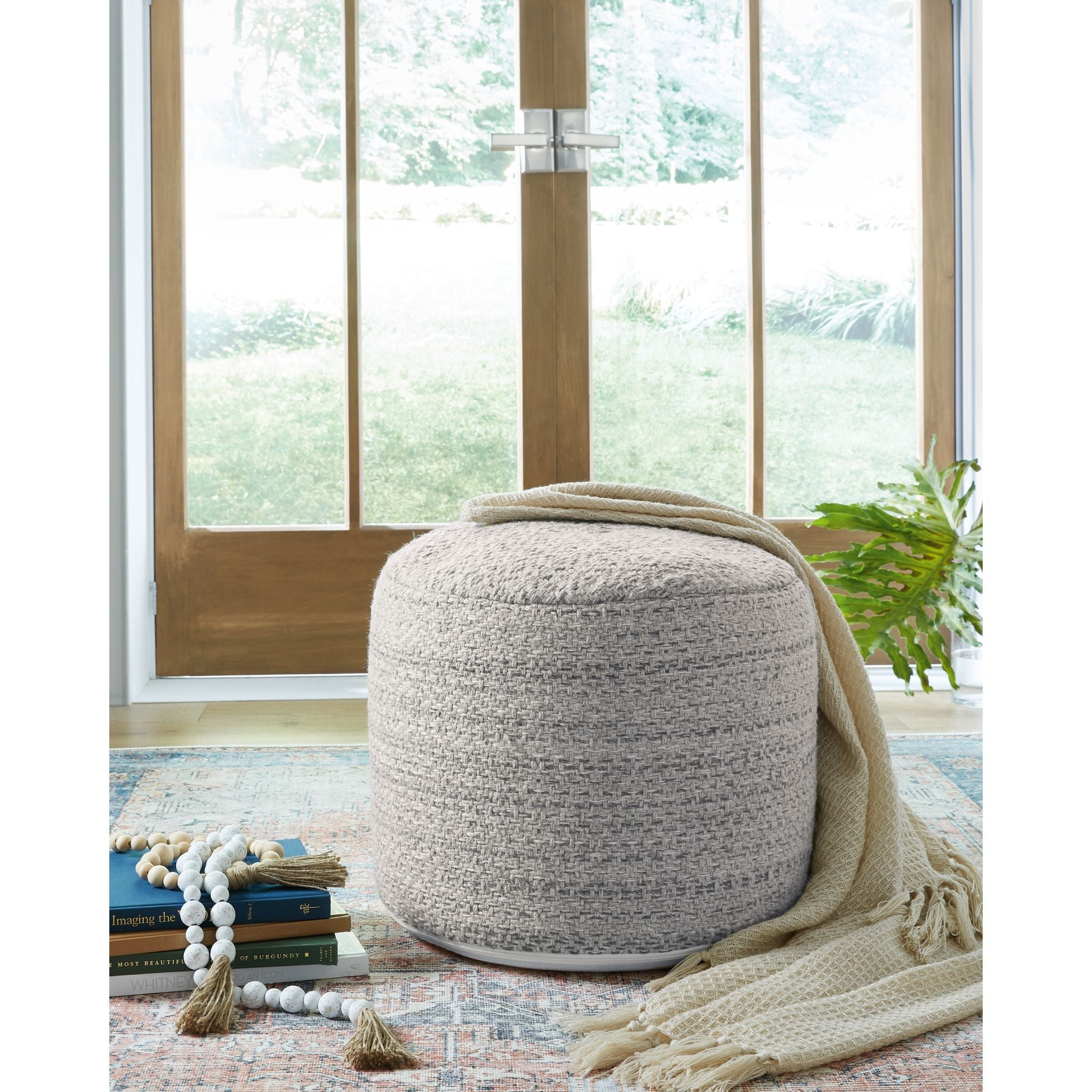 Oxingworth Pouf - Multi - Image 2