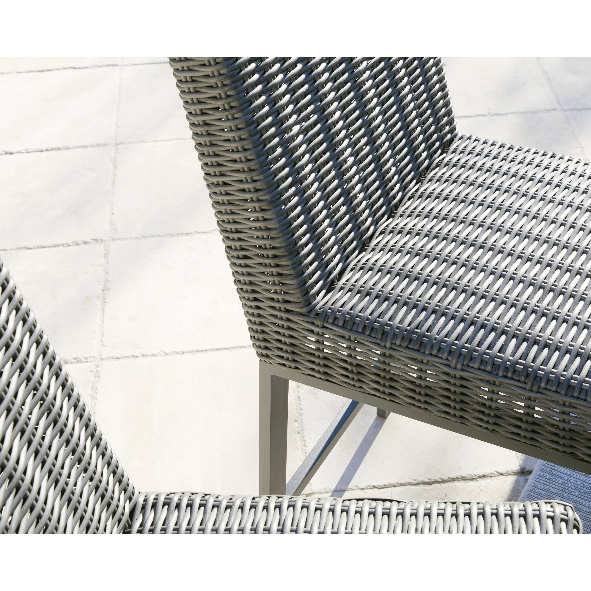 Palazzo 5 Piece Outdoor Dining Set - Gray - Image 8