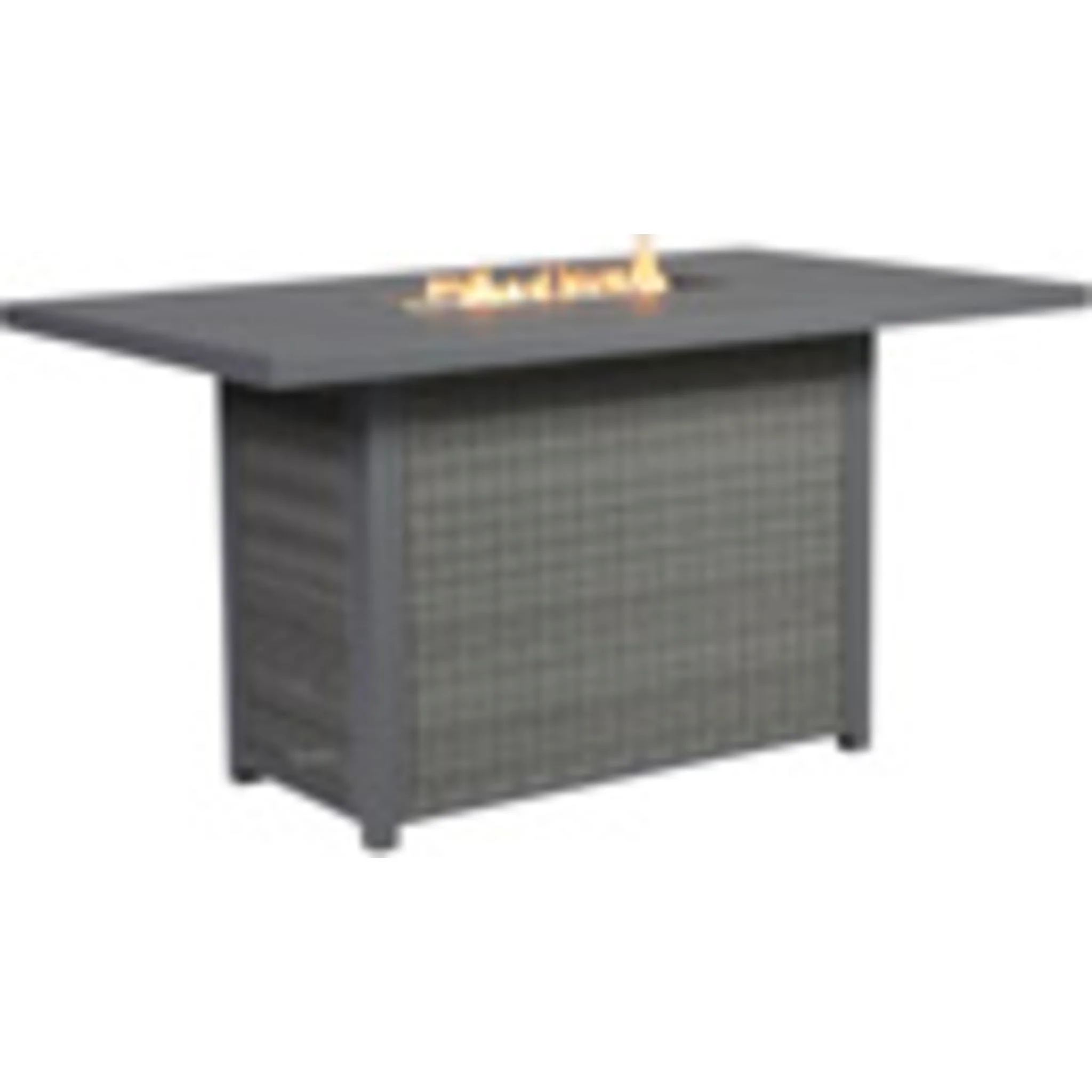 Palazzo Outdoor Bar Table with Fire Pit - Gray - Image 4