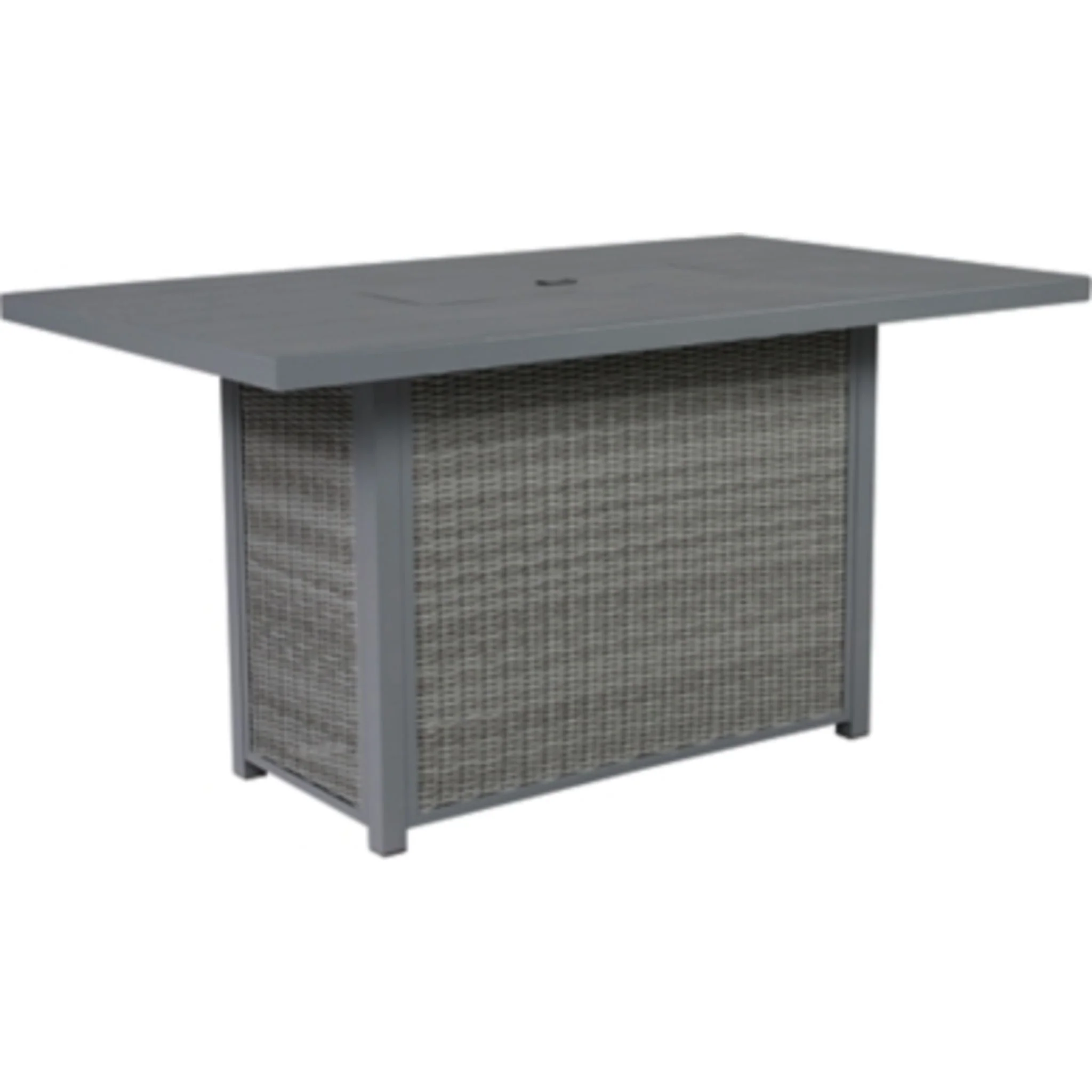 Palazzo Outdoor Bar Table with Fire Pit - Gray - Image 6