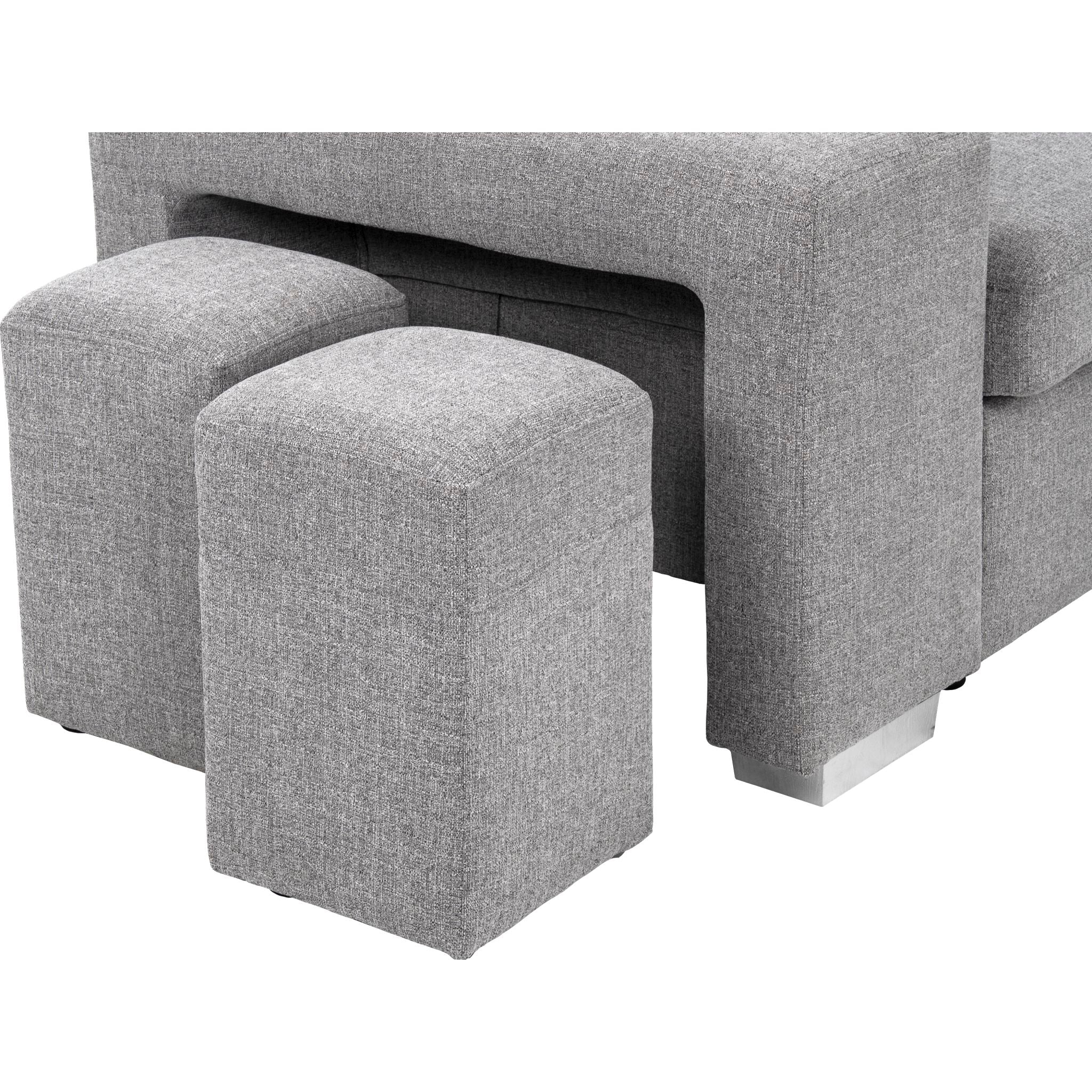 Pamina 3 Piece Media Sleeper - Thora Stone - Image 10
