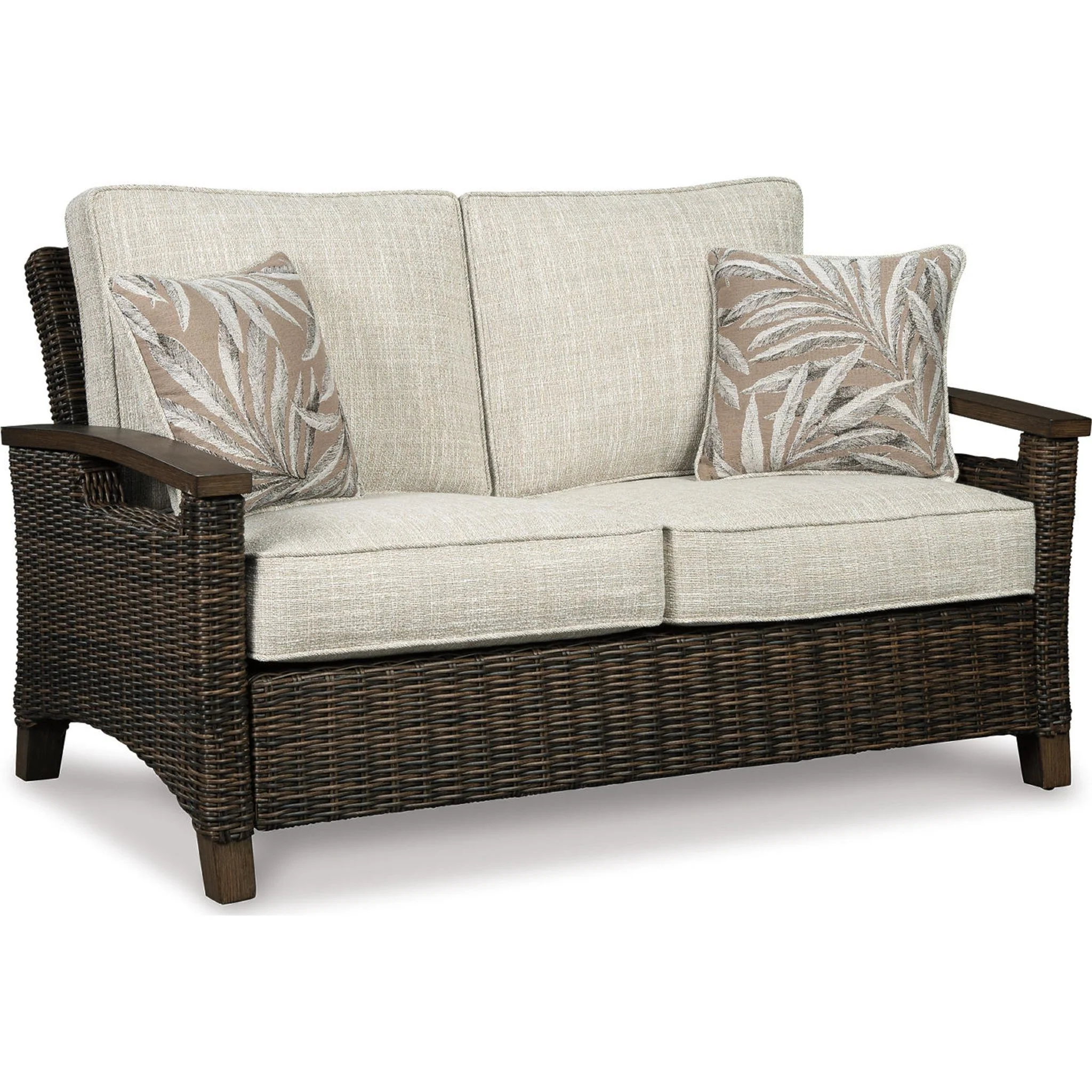 Paradise Trail 2 Piece Outdoor Seating - Medium Brown - Image 5