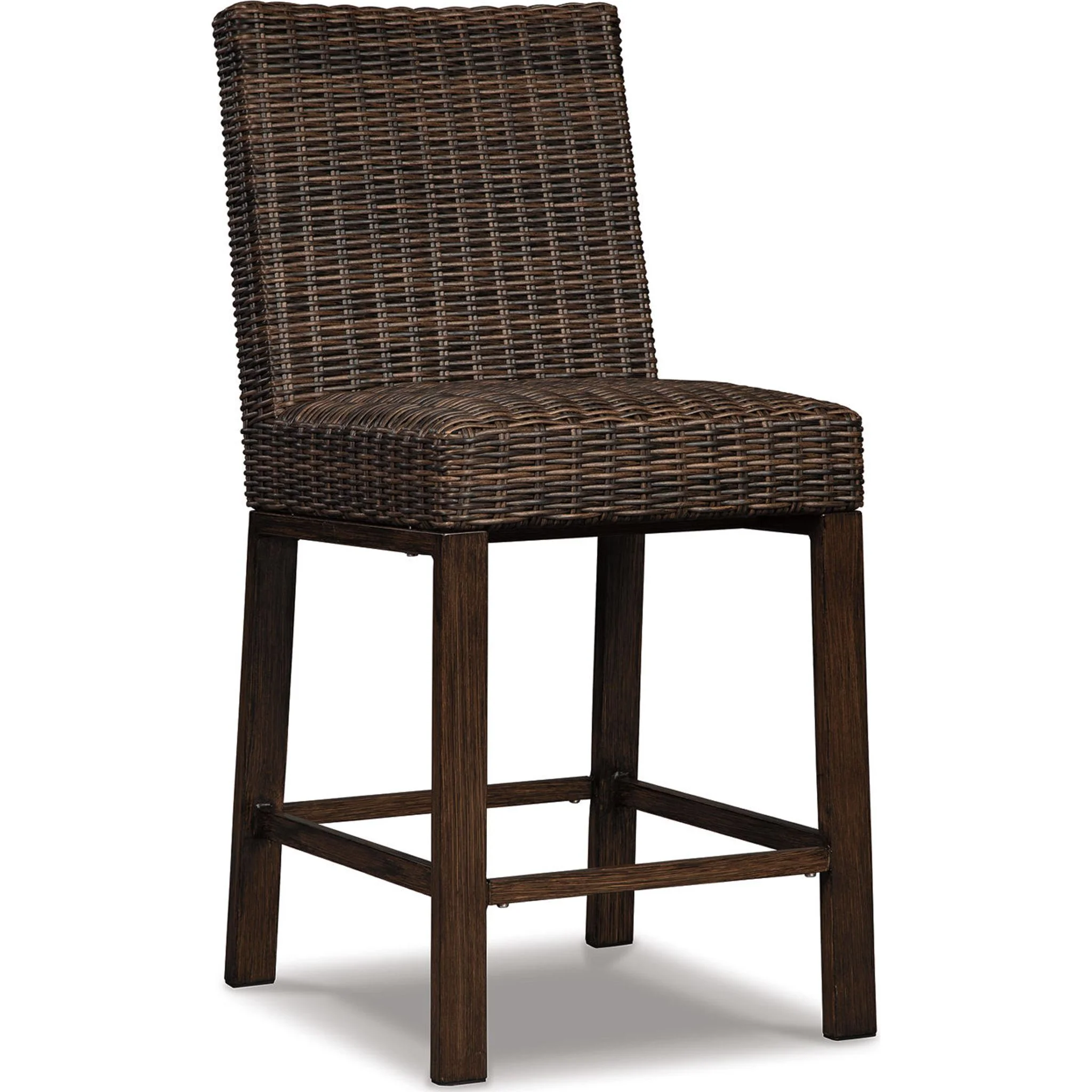 Paradise Trail Outdoor Barstool (set of 2) - Medium Brown - Image 24
