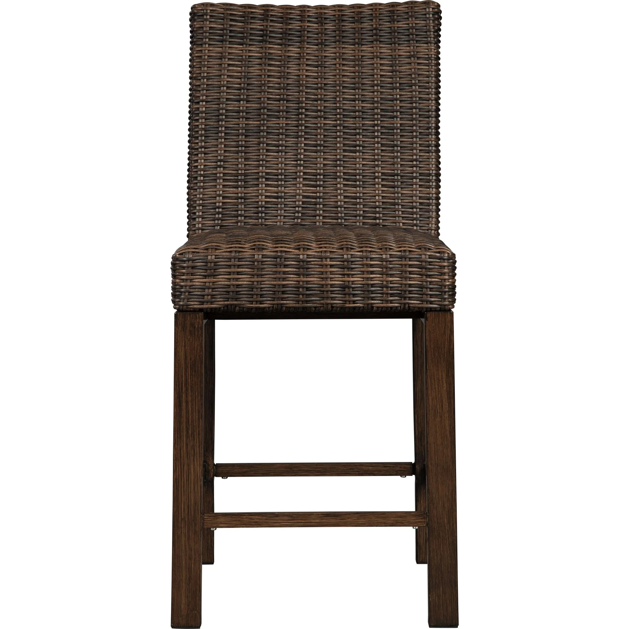 Paradise Trail Outdoor Barstool (set of 2) - Medium Brown - Image 3