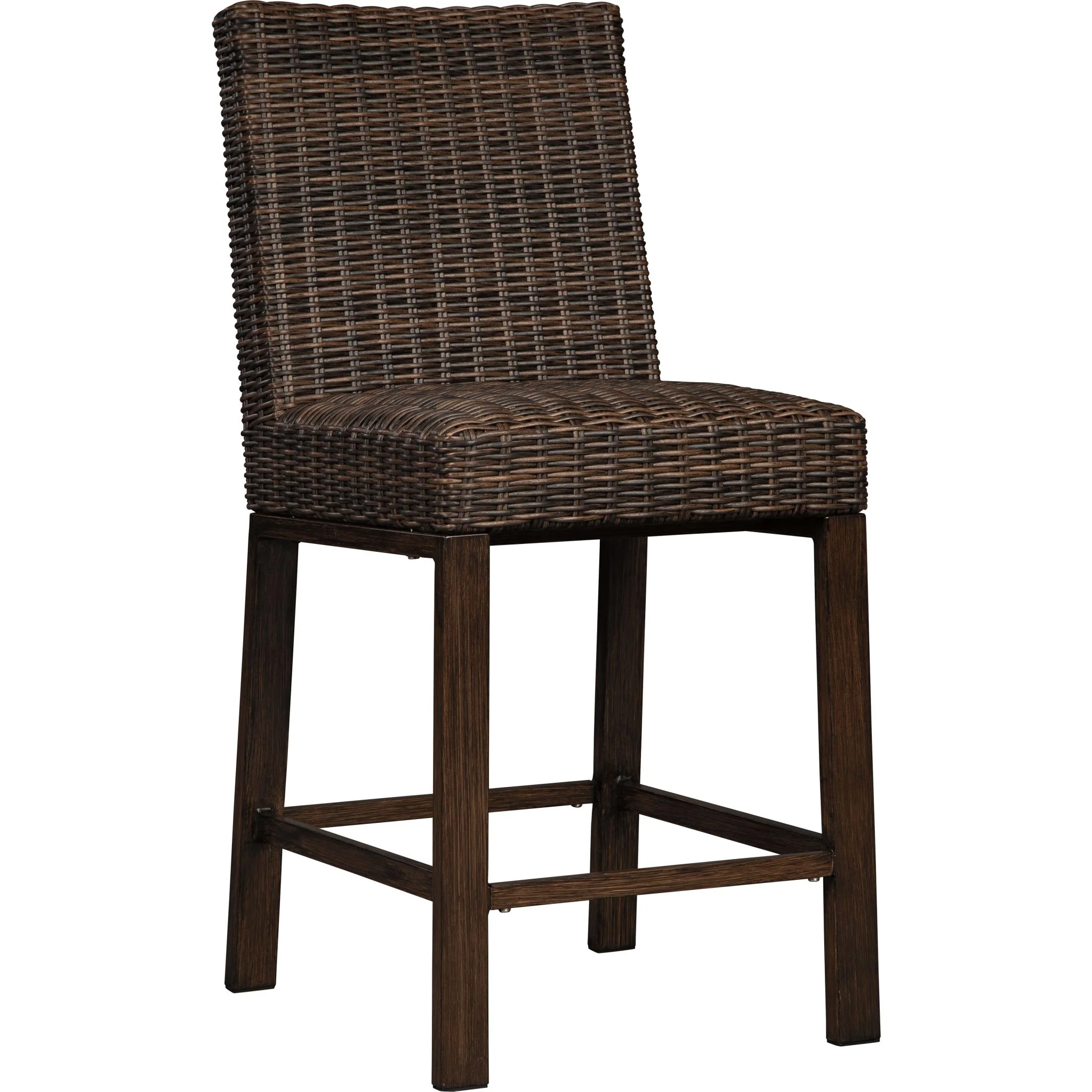 Paradise Trail Outdoor Barstool (set of 2) - Medium Brown - Image 7