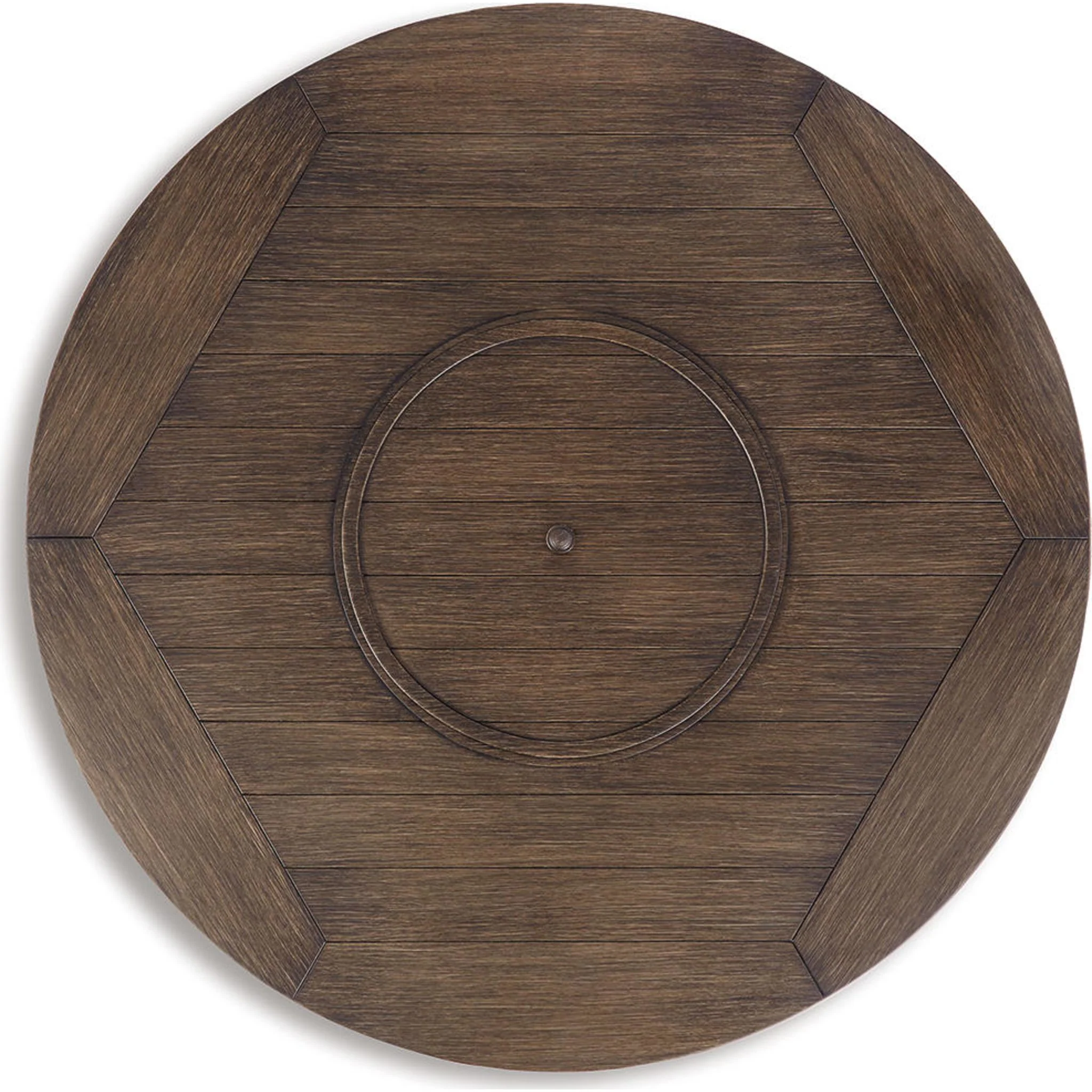 Paradise Trail Outdoor Fire Pit Table - Medium Brown - Image 18