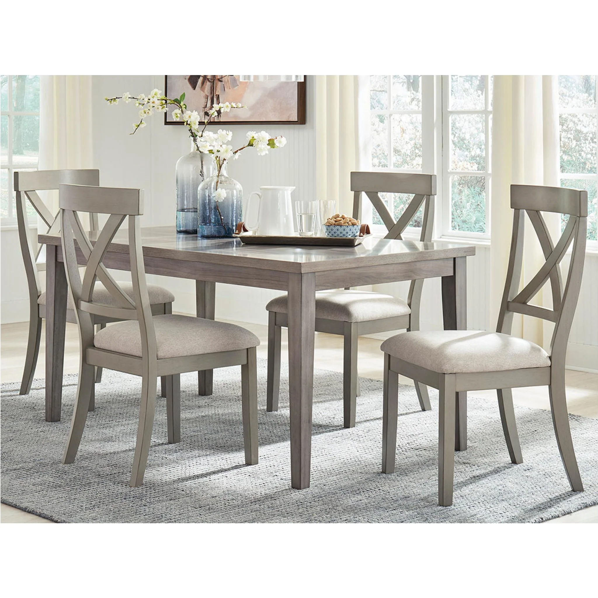 Parellen Dining Table - Gray - (D291-25) - Image 11