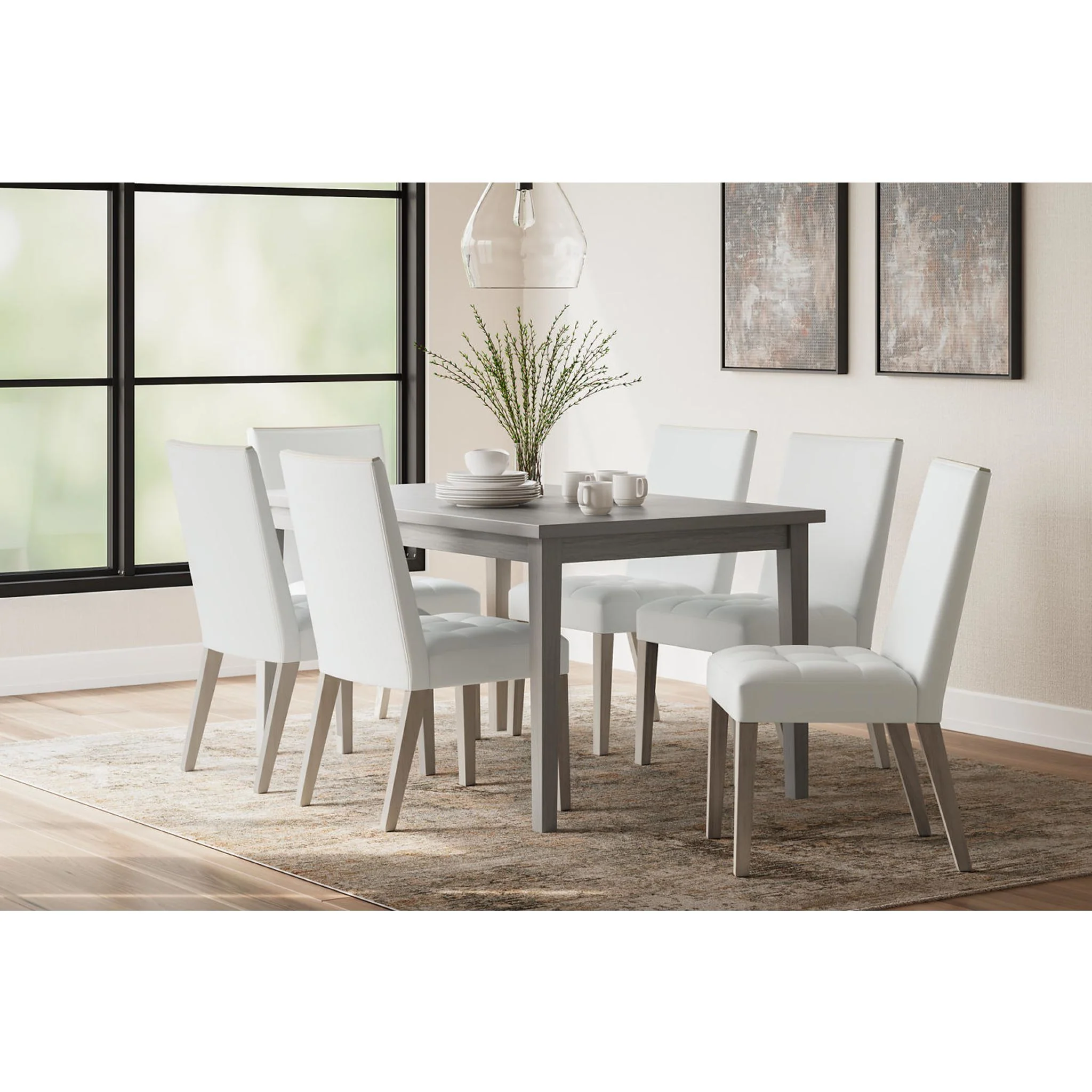 Parellen Dining Table - Gray - (D291-25) - Image 14