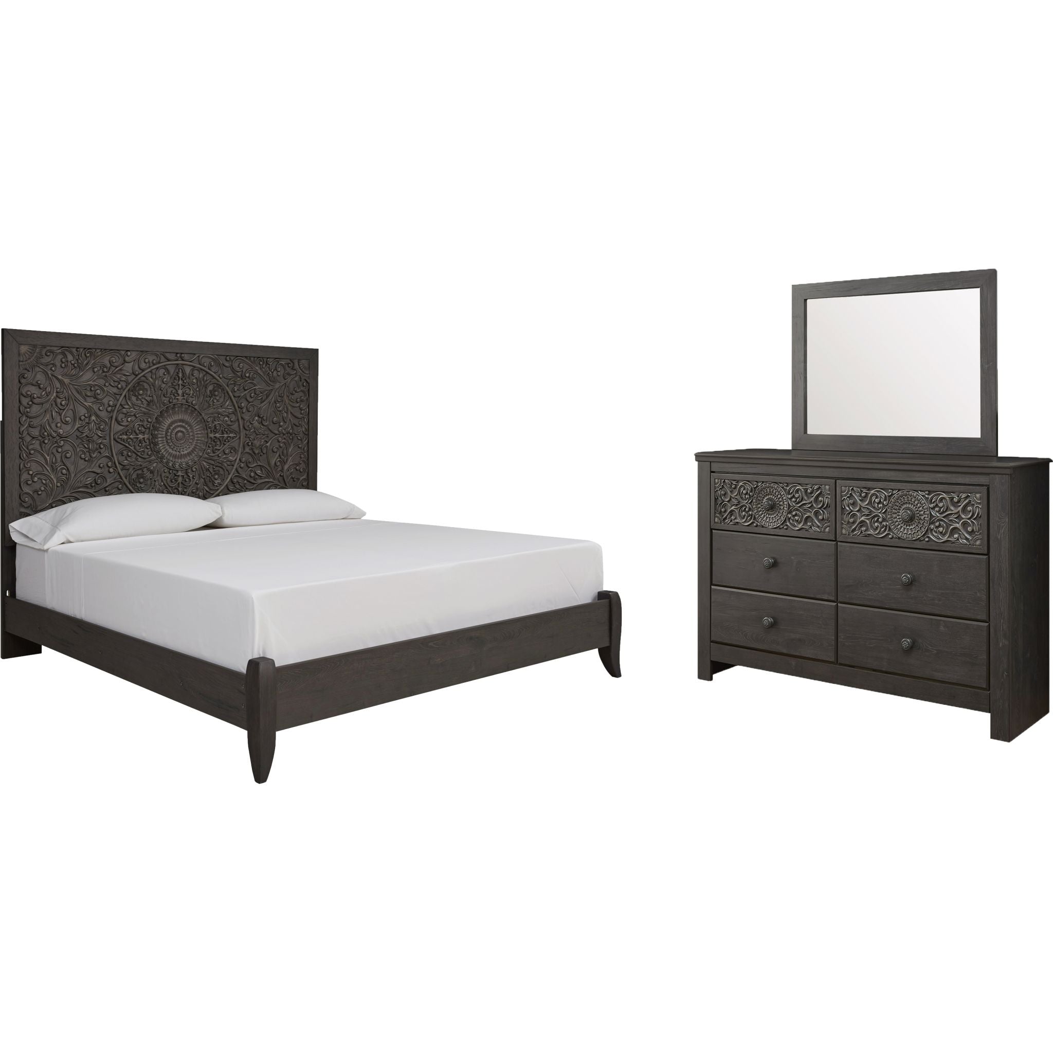 Paxberry 5 Piece Bedroom Package - Black