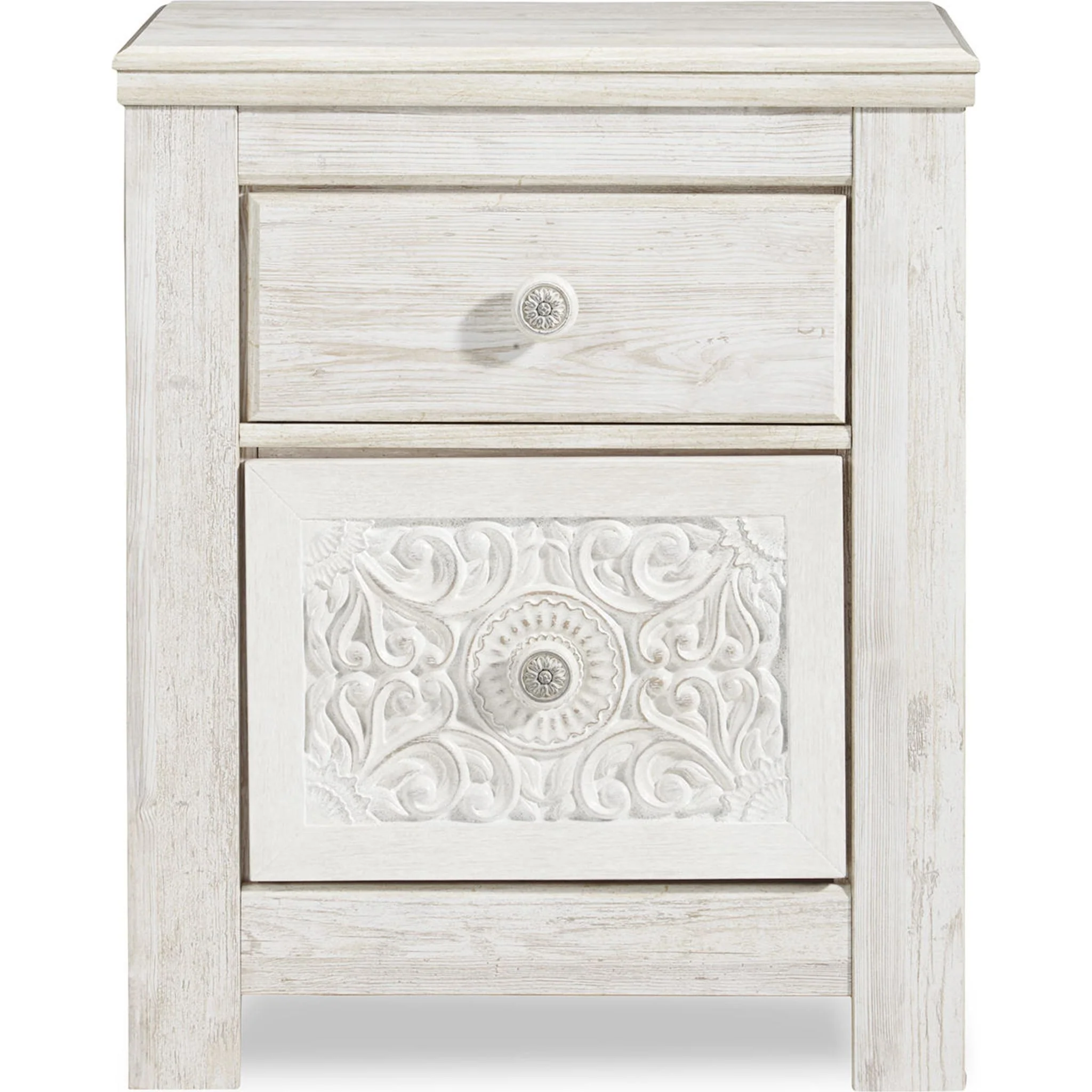 Paxberry Nightstand - White Wash - Image 14