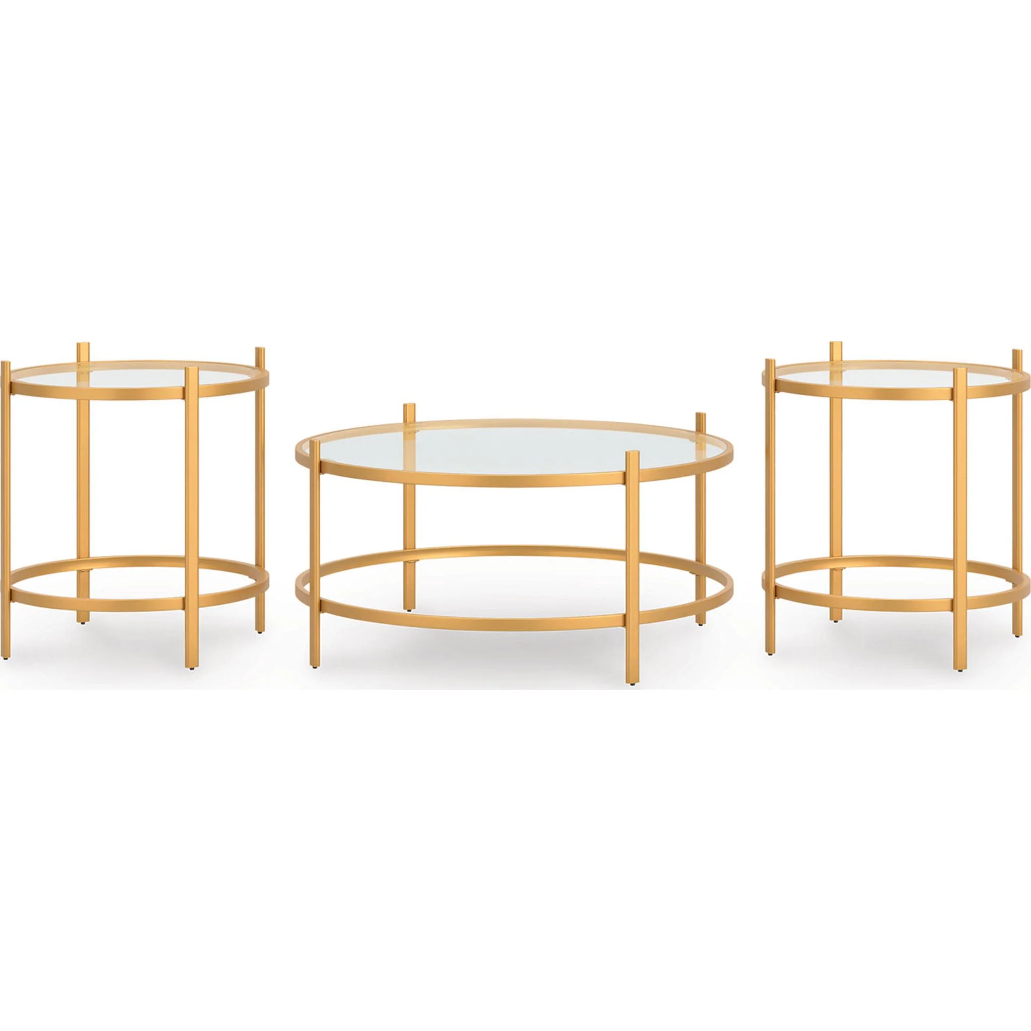 Pearlox 3 Pack Tables - Gold