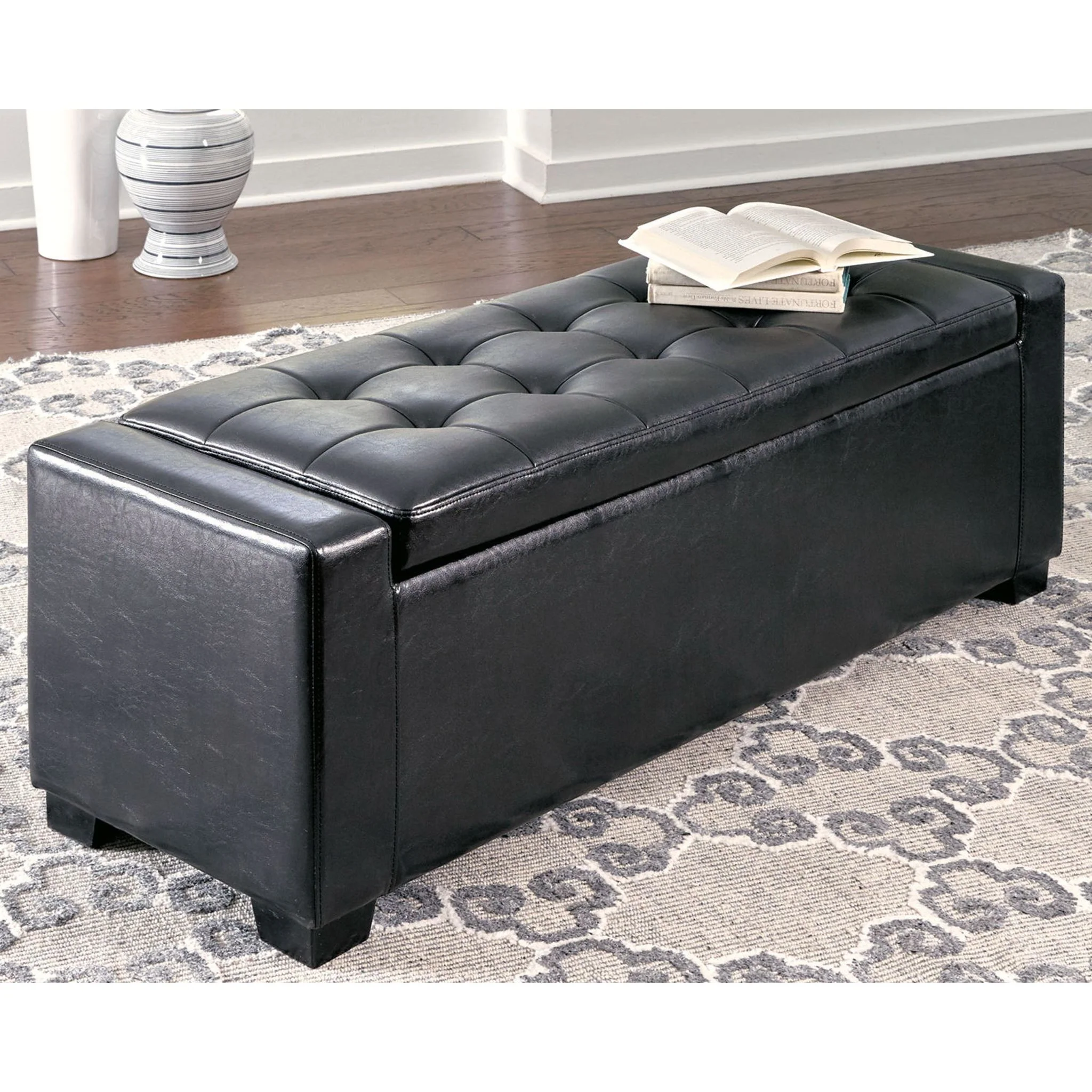 Pele Storage Bench - Black - Image 5
