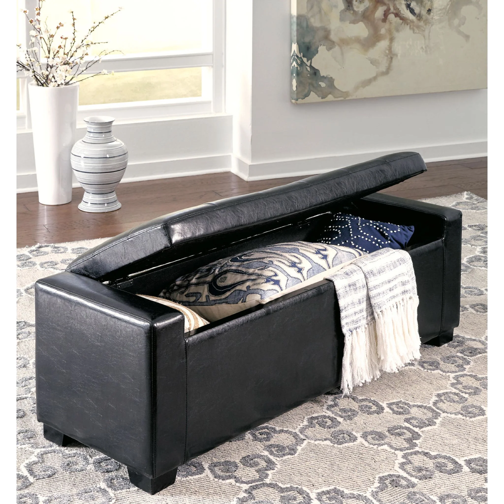 Pele Storage Bench - Black - Image 7