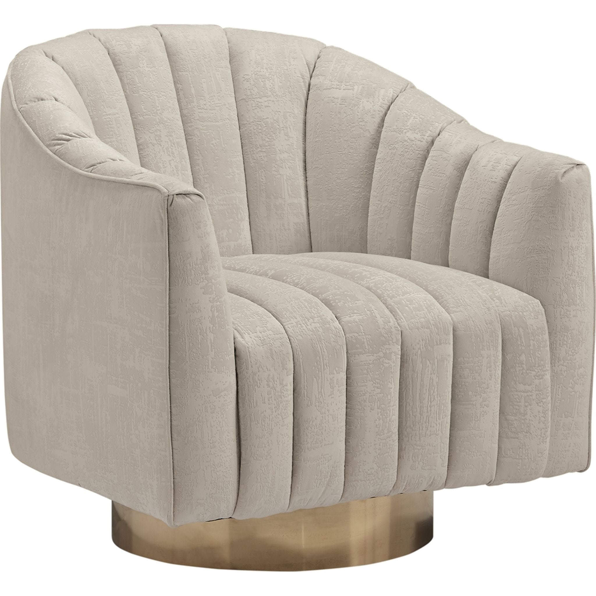 Penzlin Swivel Chair - Pearl