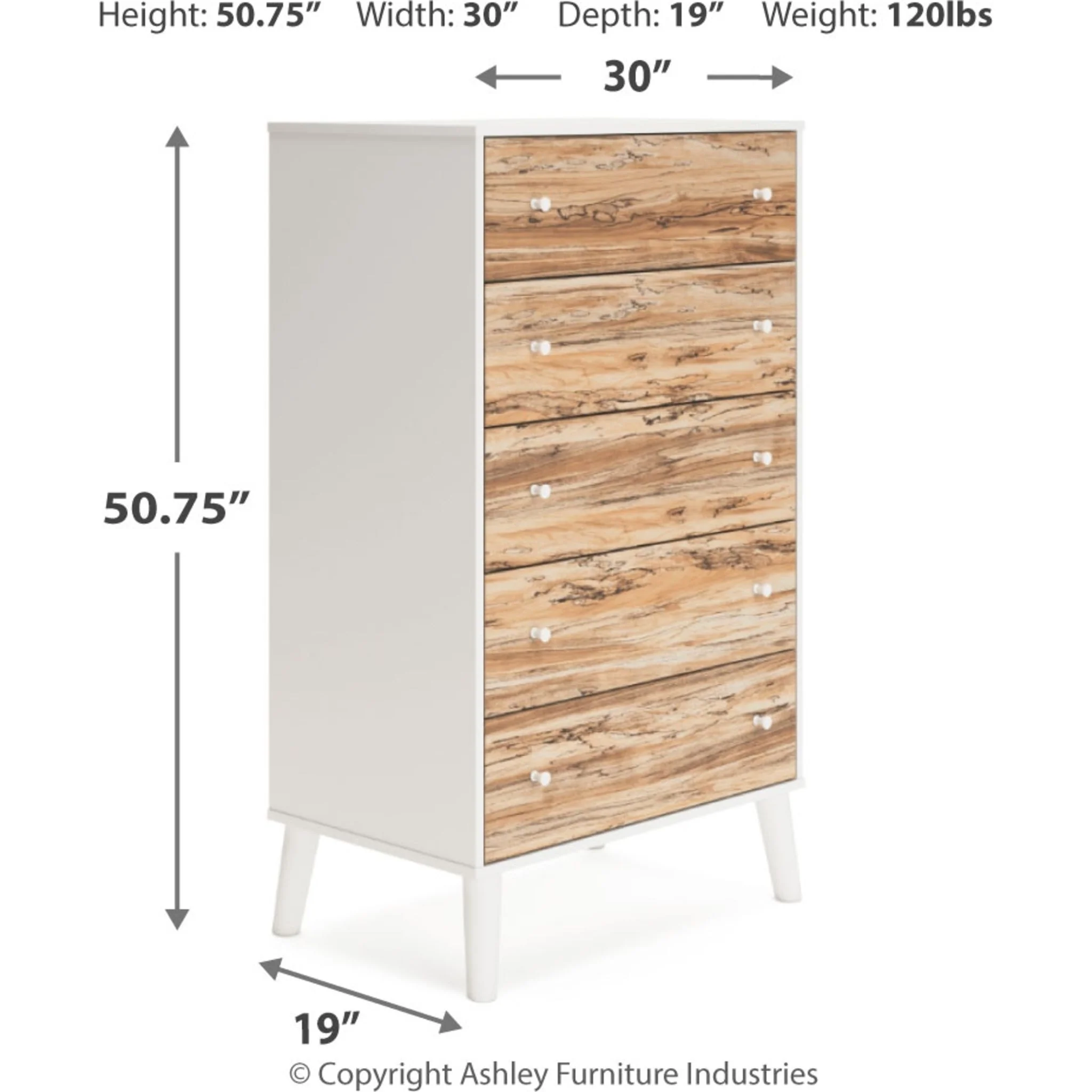 Piperton Chest - Two-tone Brown/White - Image 9