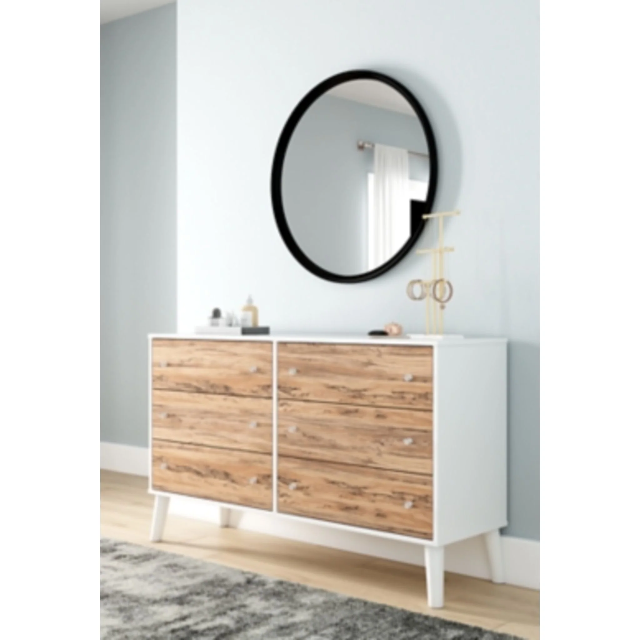 Piperton Dresser - Two-tone Brown/White - Image 2