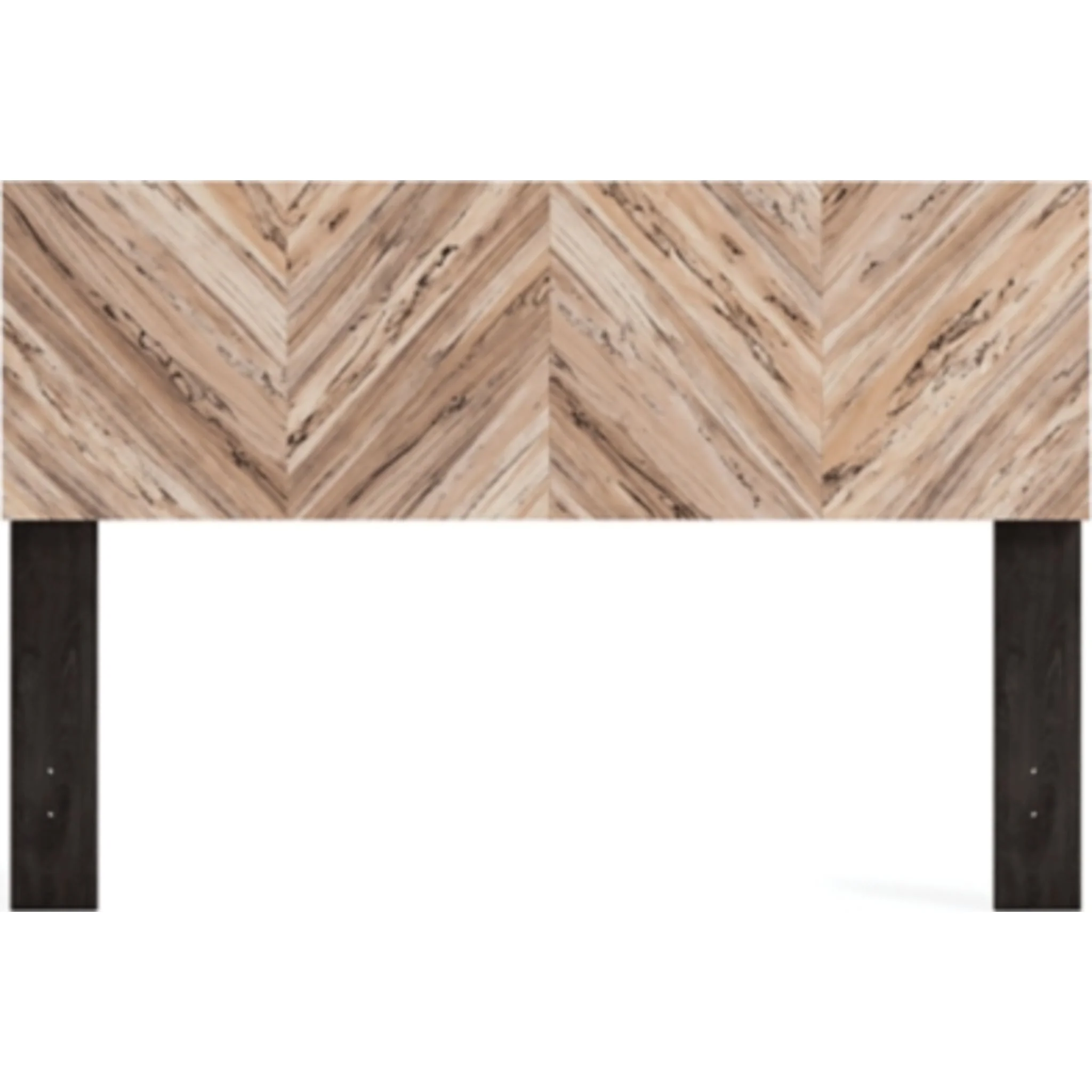 Piperton Queen Panel Headboard - Two-tone Brown/Black - Image 2
