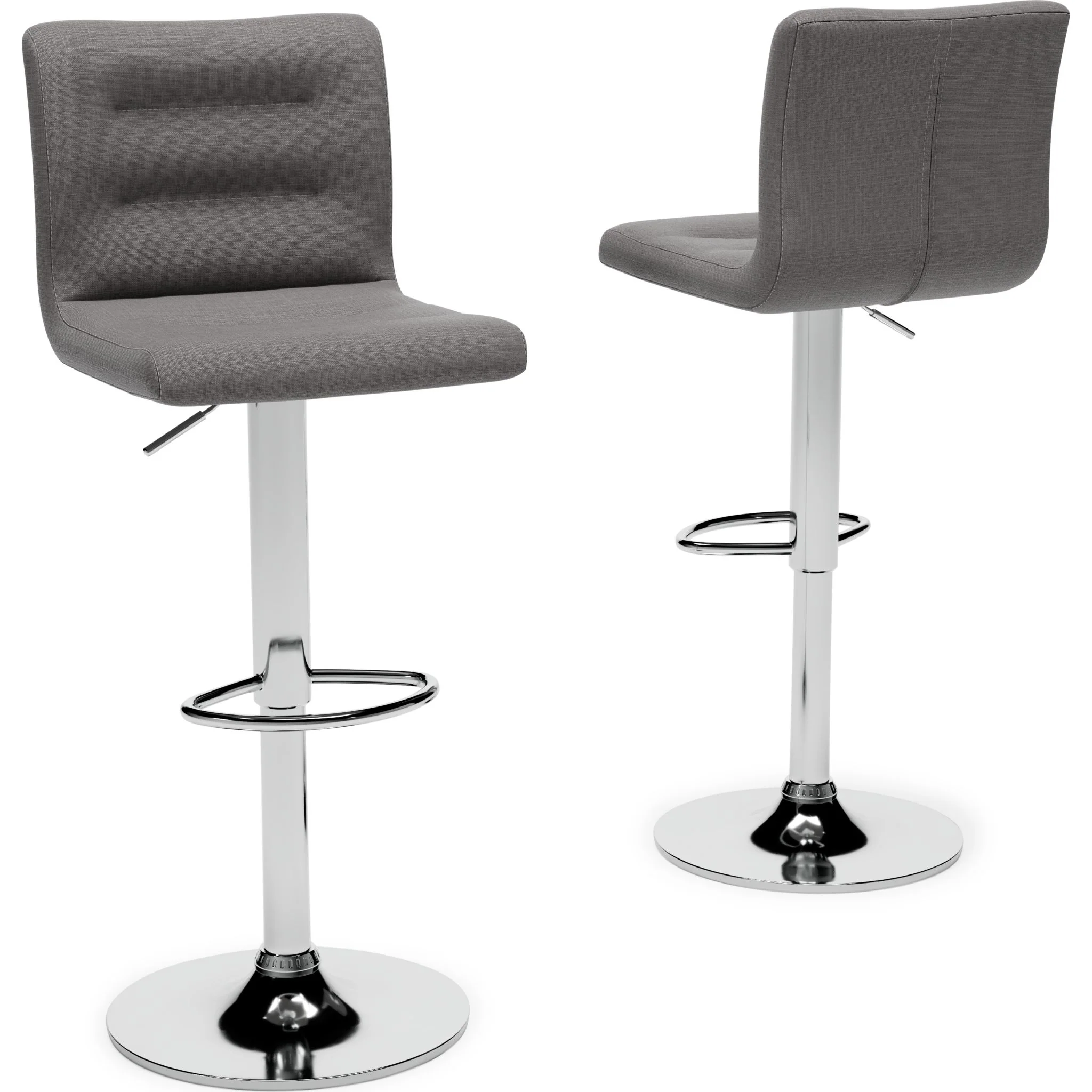 Pollzen Adjustable Height Stool - Gray - (D121-830) - Image 2