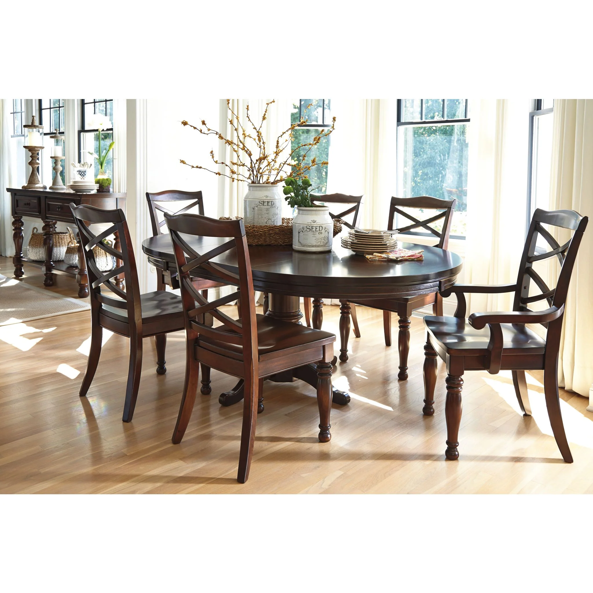 Porter Arm Chair - Rustic Brown - (D697-01A) - Image 7