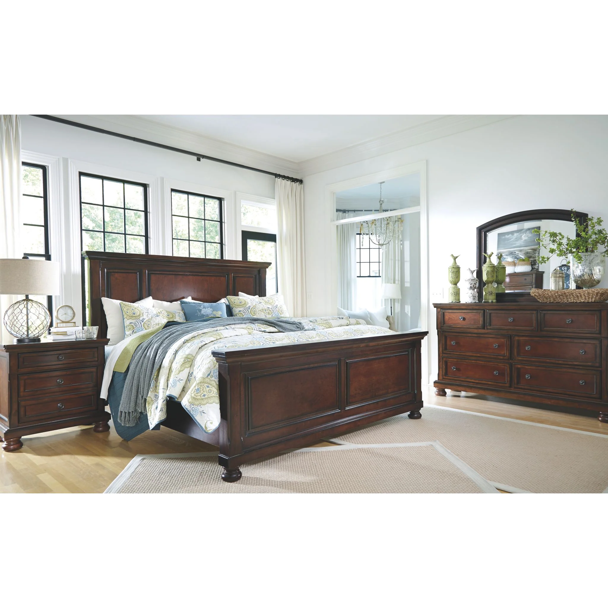 Porter King Panel Bed - Rustic Brown - Image 7