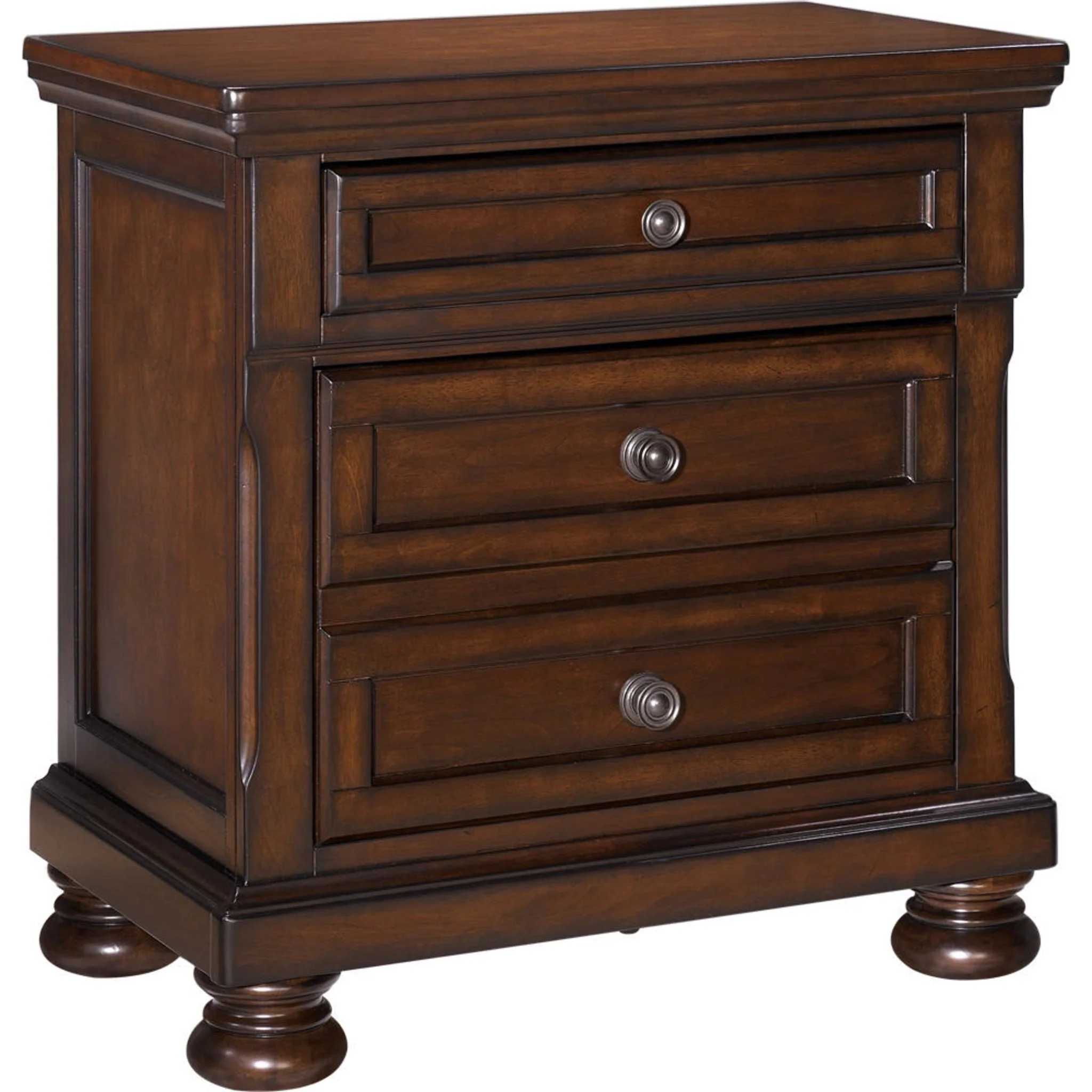 Porter Nightstand - Rustic Brown - Image 15
