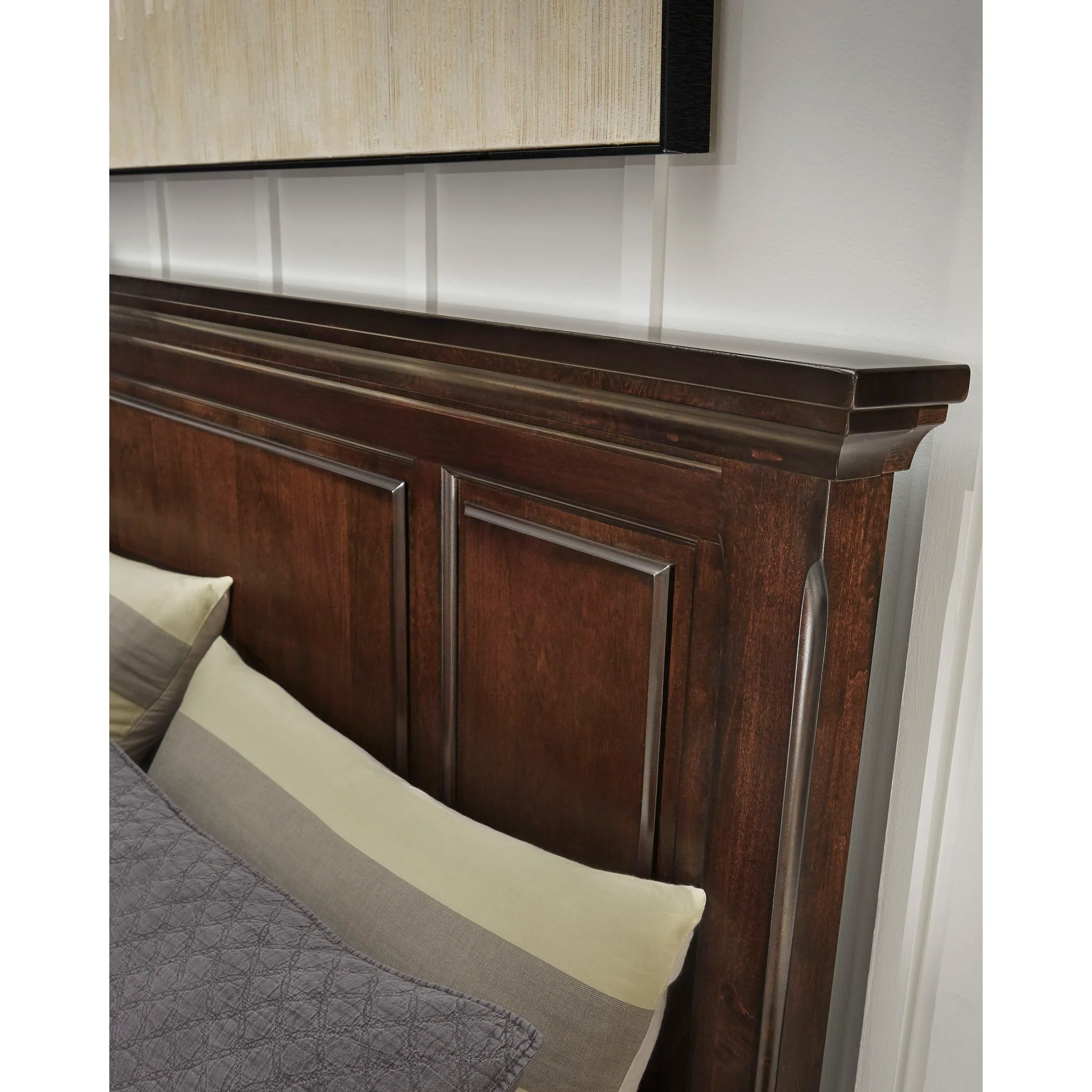 Porter Queen Panel Headboard - Rustic Brown - Image 7