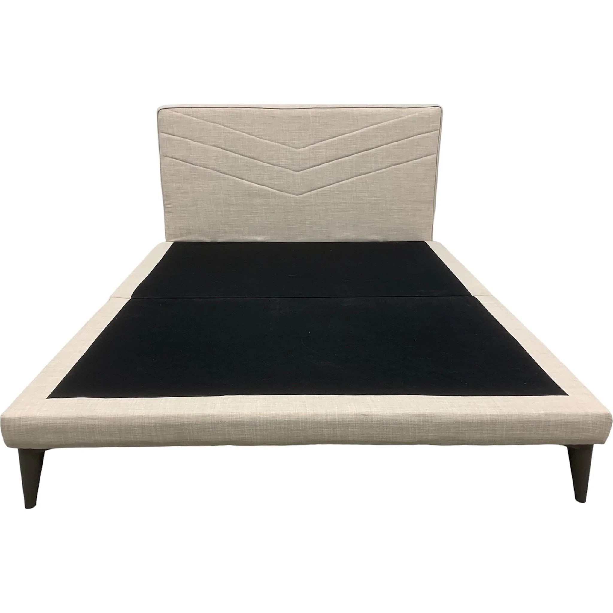Prague Platform Bed - Linen Sand - Image 2