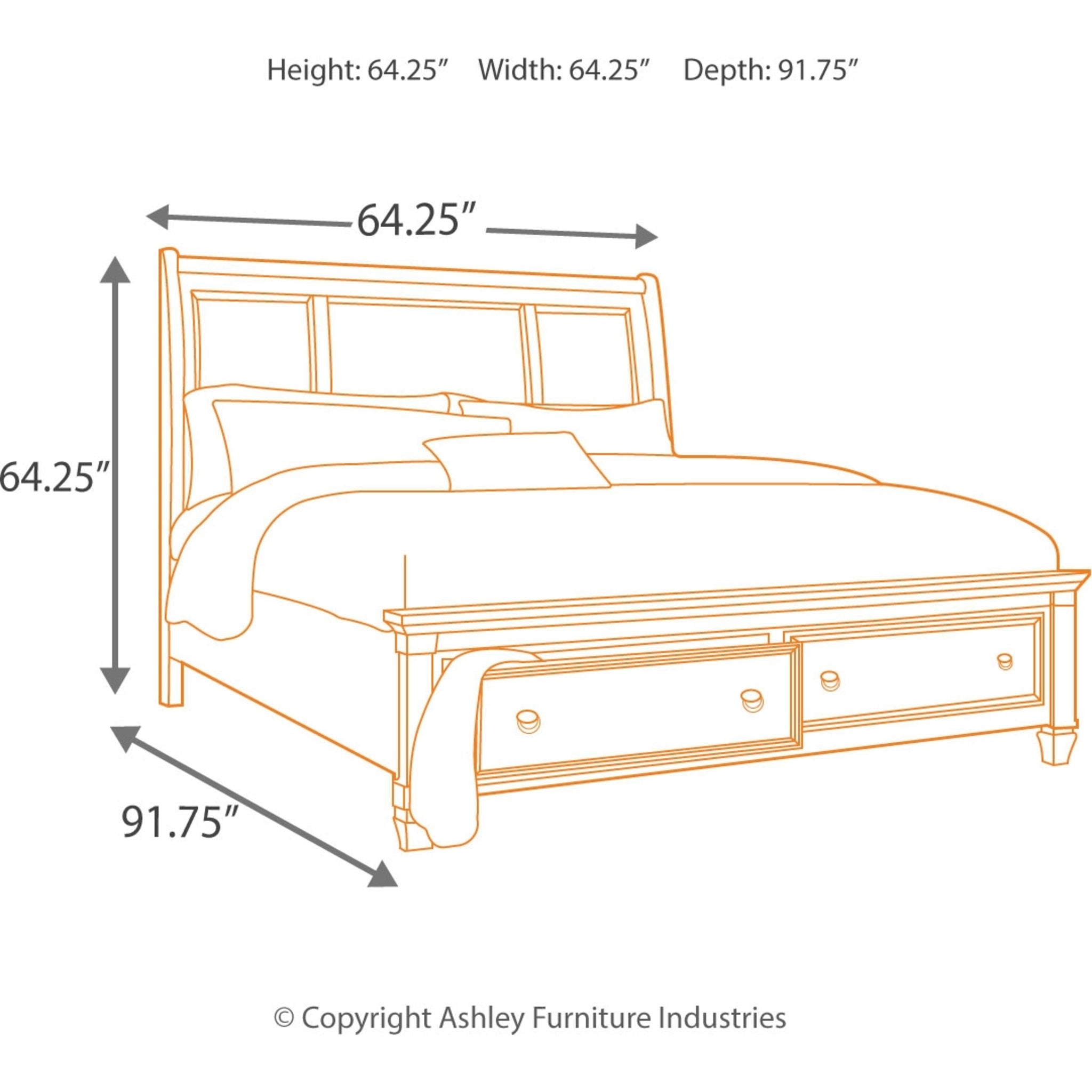 Prentice Storage Bed - White - Image 2