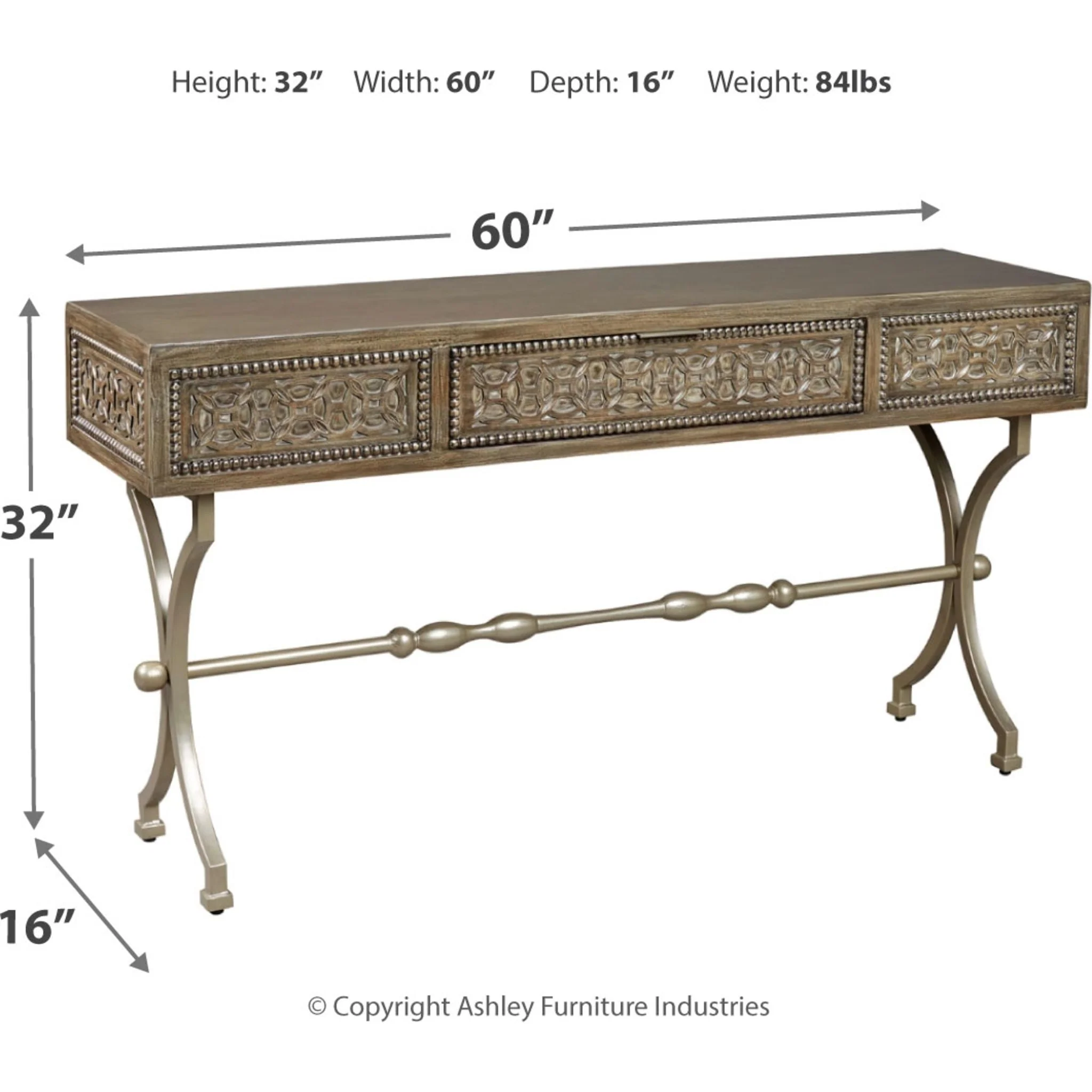 Quinnland Accent Table - Antique Black - Image 4