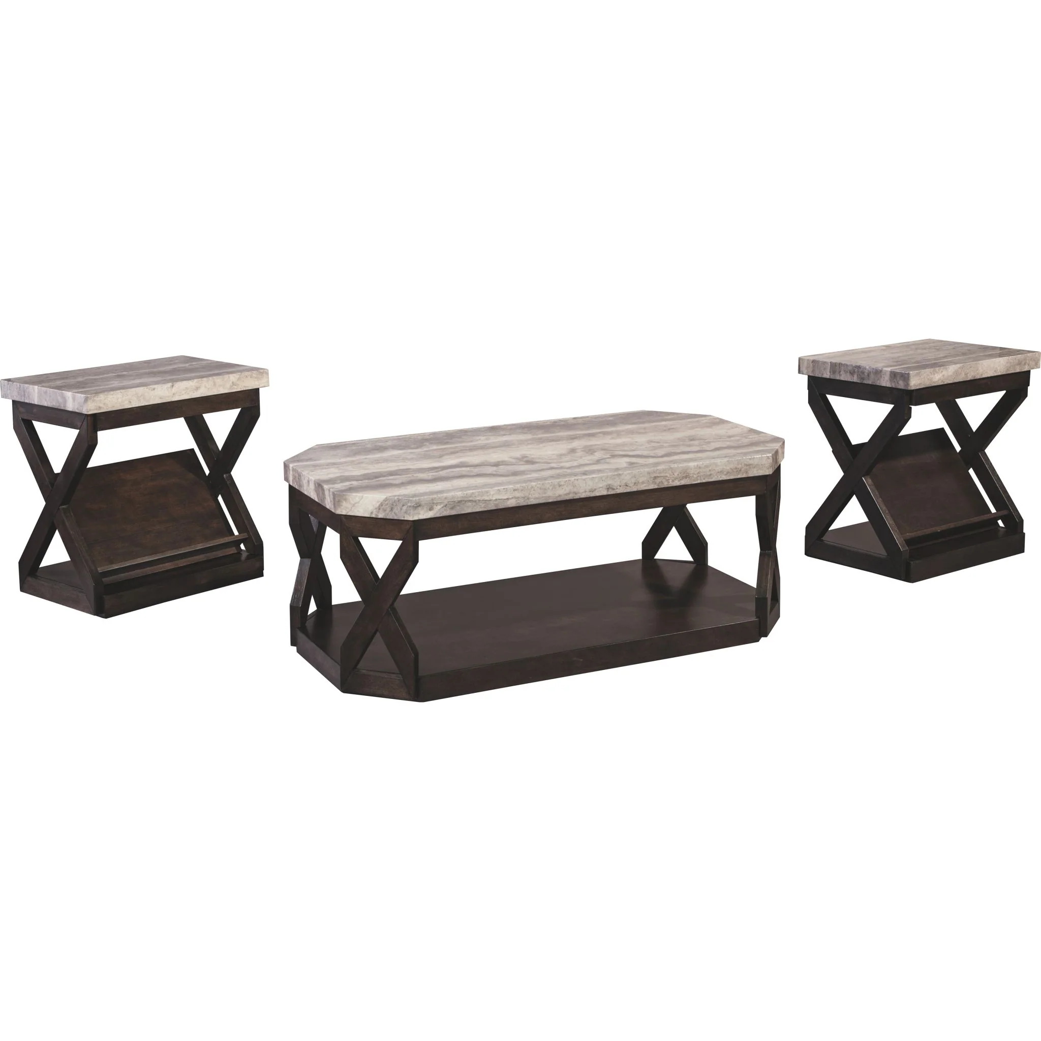 Radilyn 3 Pack Tables - Grayish Brown - Image 4