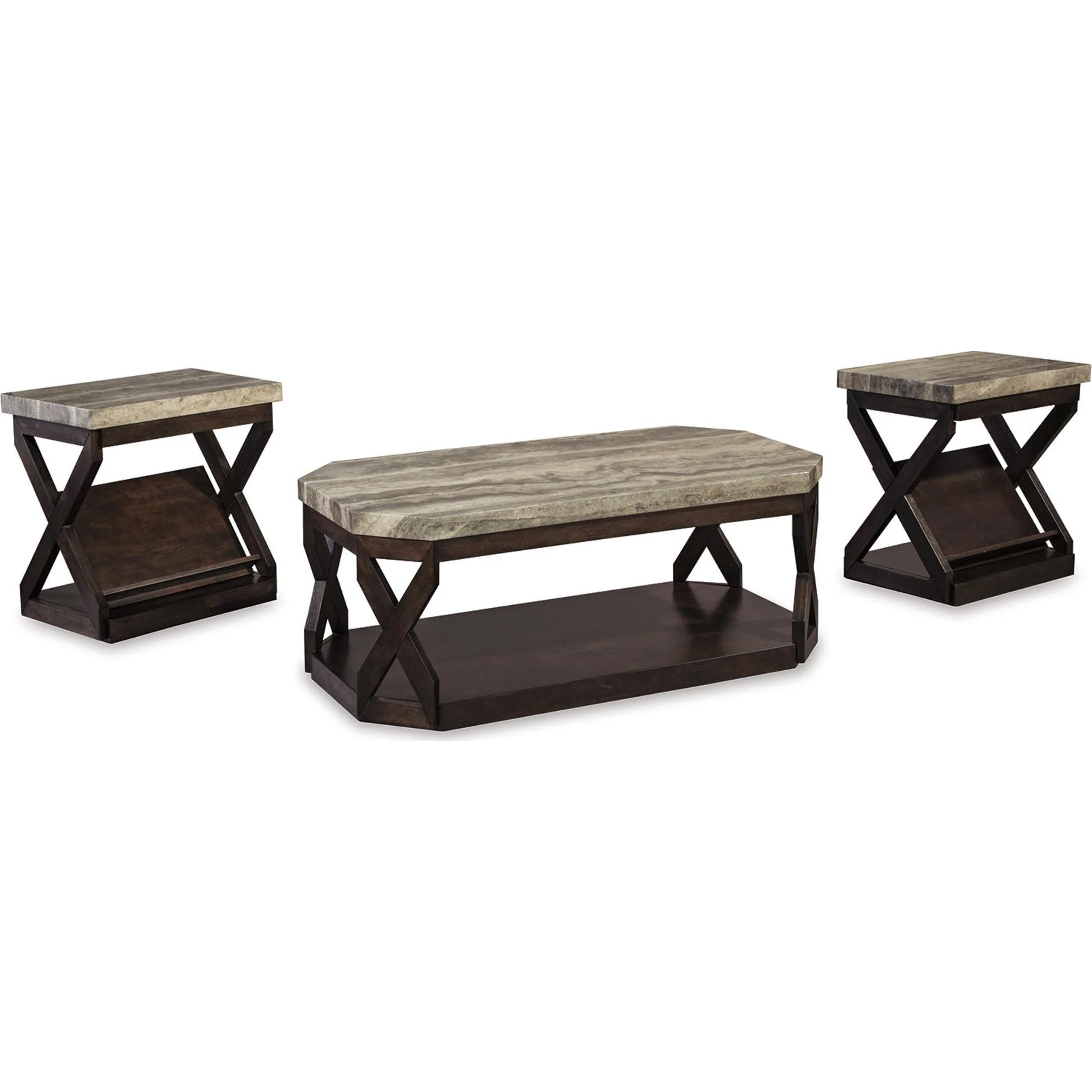Radilyn 3 Pack Tables - Grayish Brown - Image 8