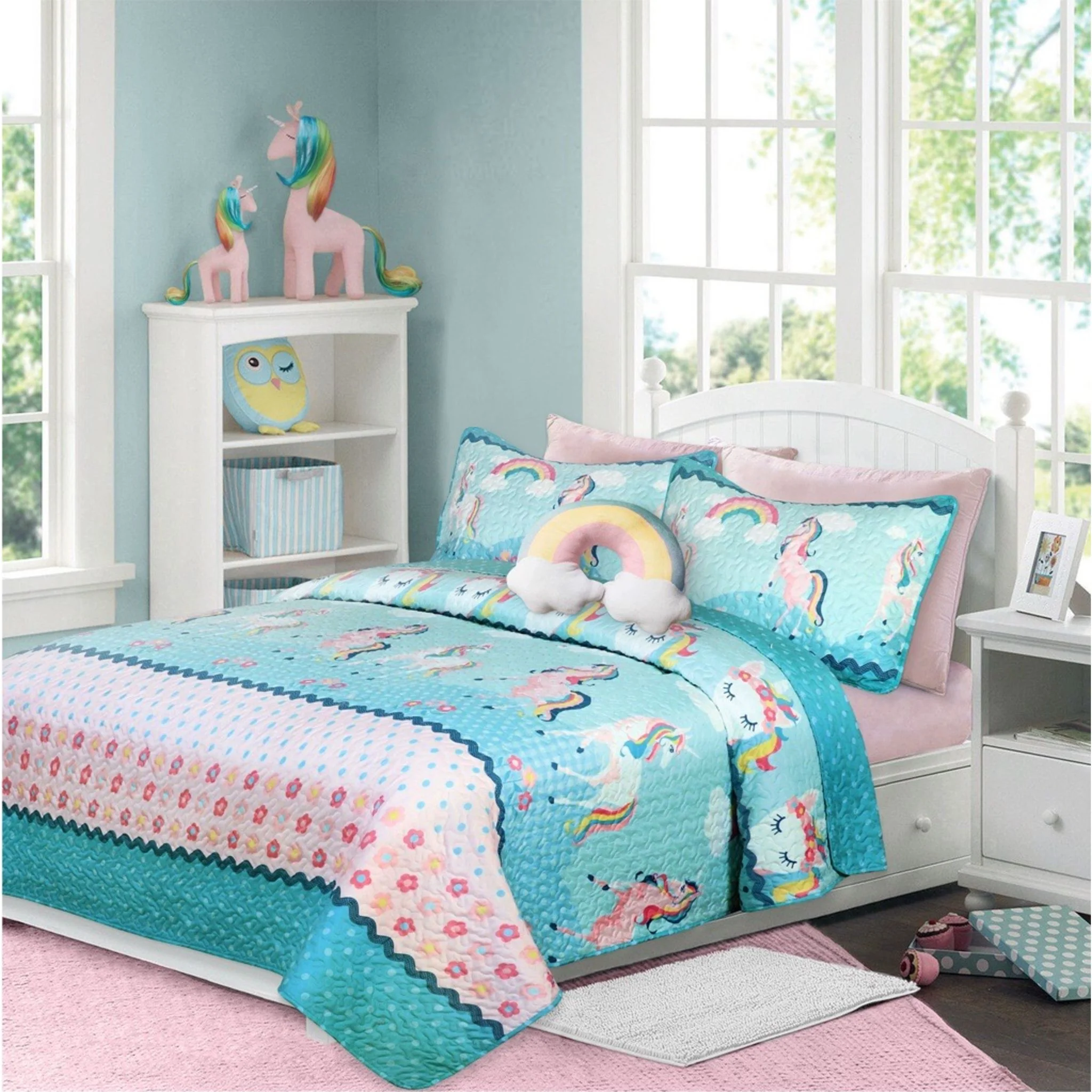 Rainbow Quilt Set