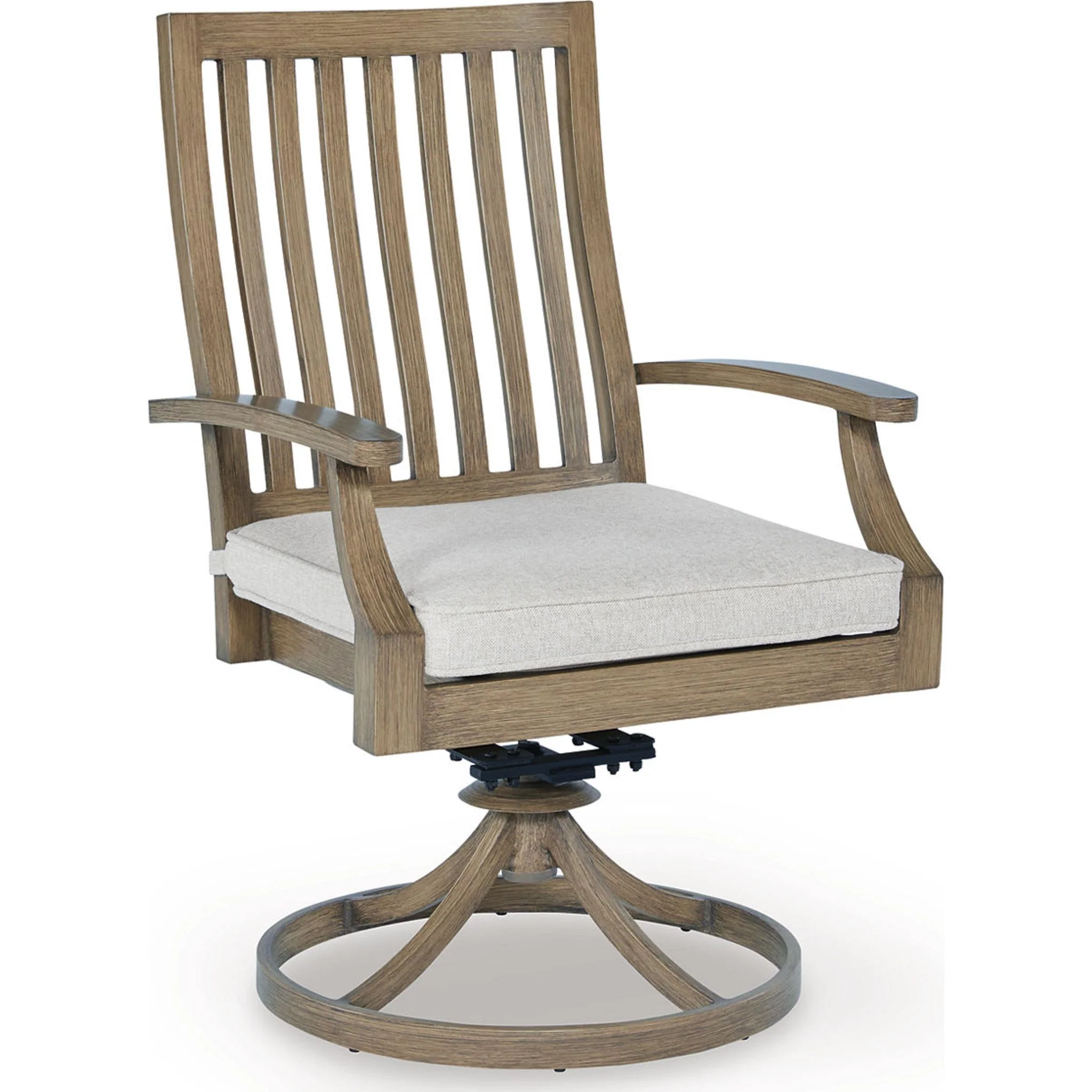 Rainier Ranch 7 Piece Outdoor Dining Set - Brown/Beige - Image 12