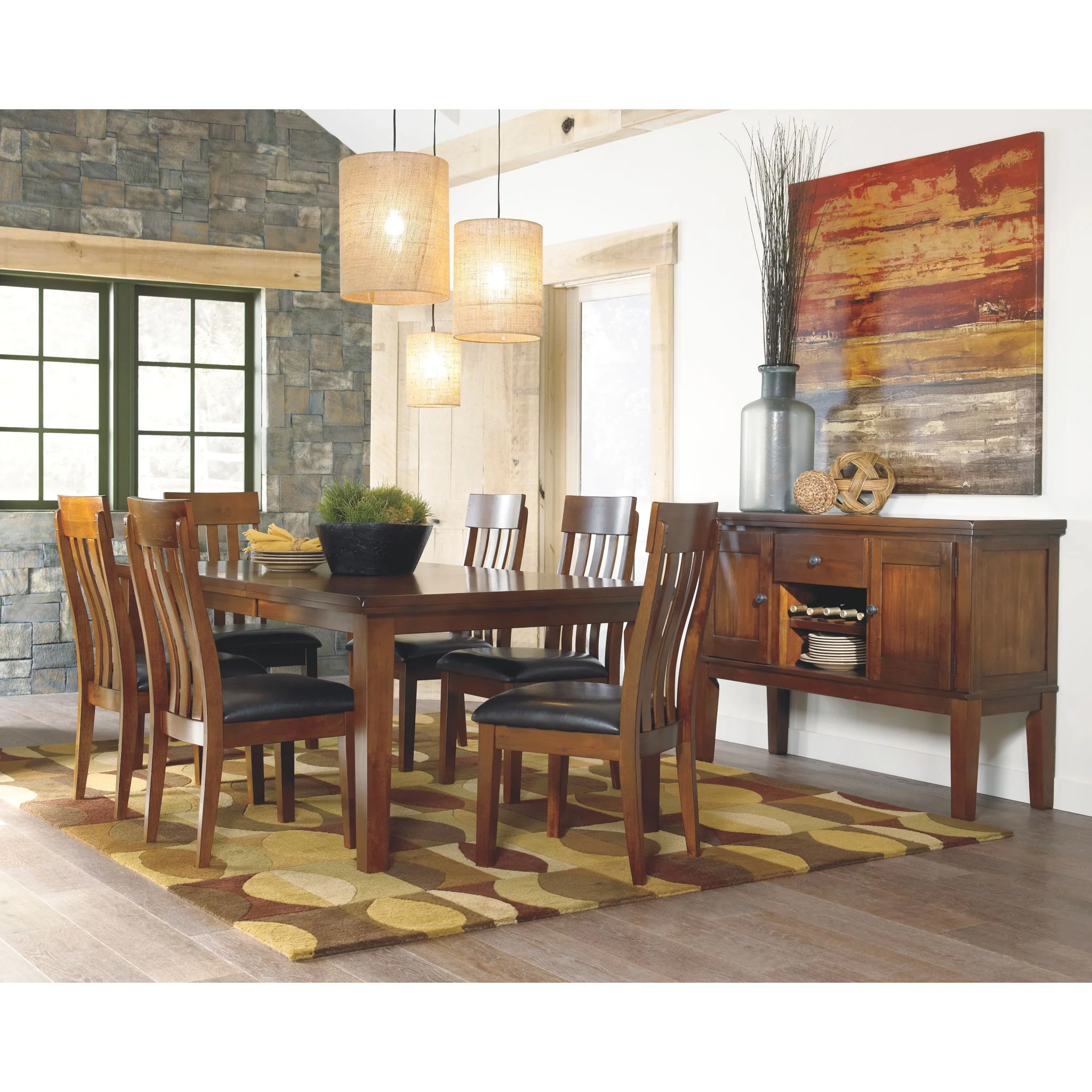 Ralene Dining Server - Medium Brown - (D594-60) - Image 3