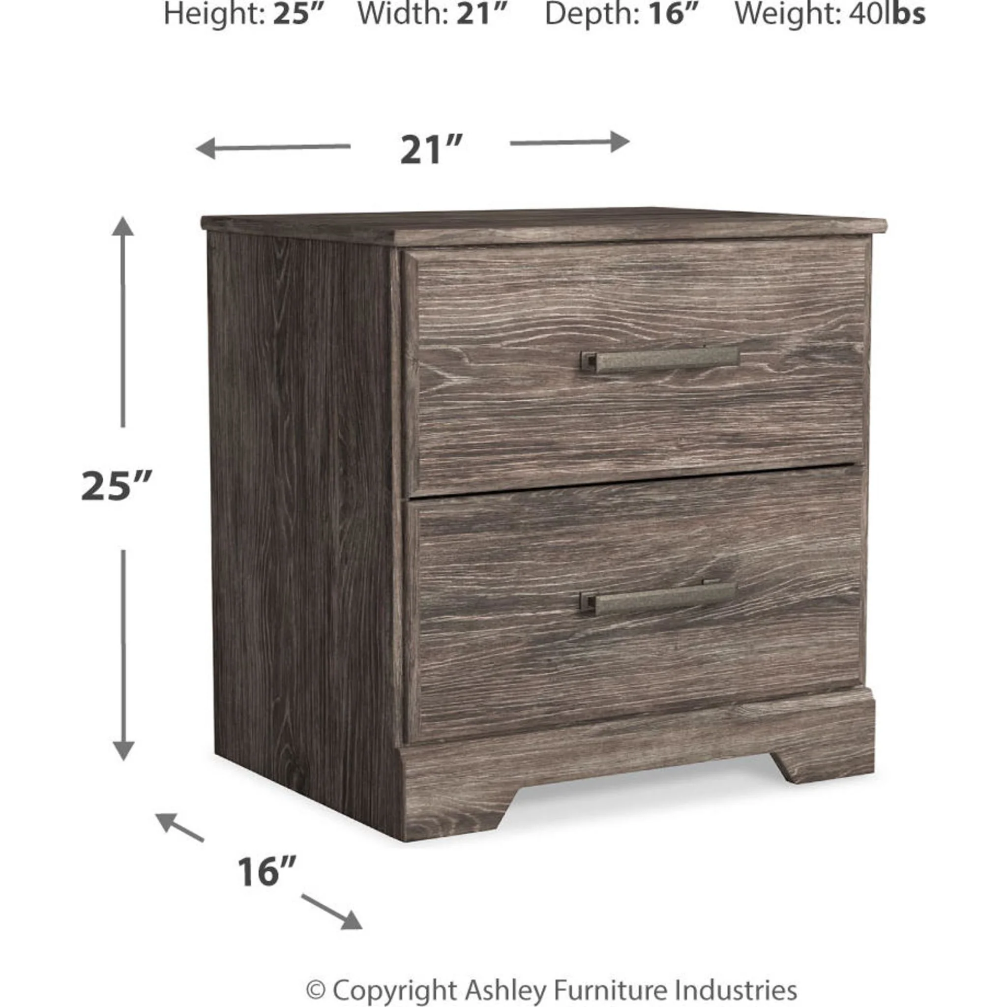 Ralinksi 6 Piece Panel Bedroom - Gray - Image 14