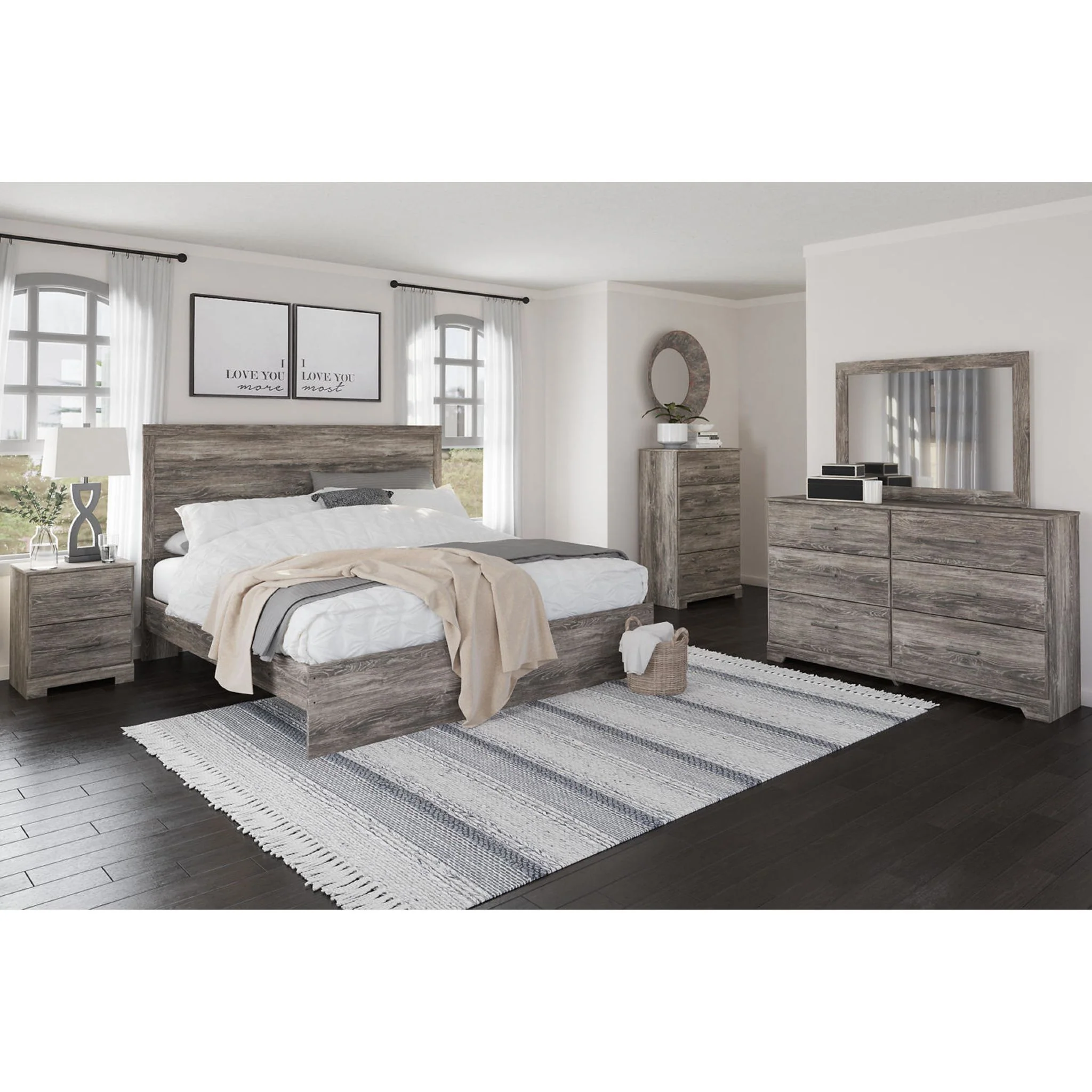 Ralinksi Panel Bed - Gray - Image 21