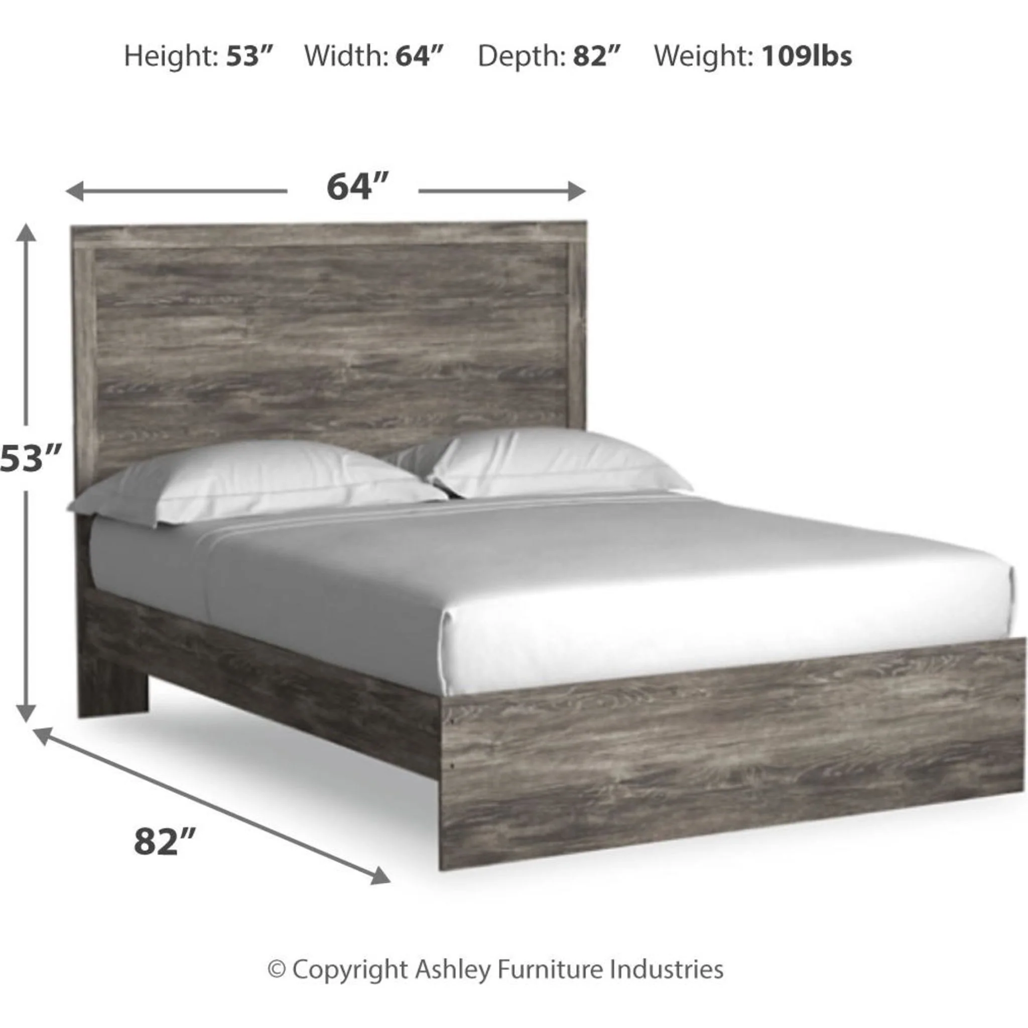 Ralinksi Panel Bedroom - Gray - Image 5