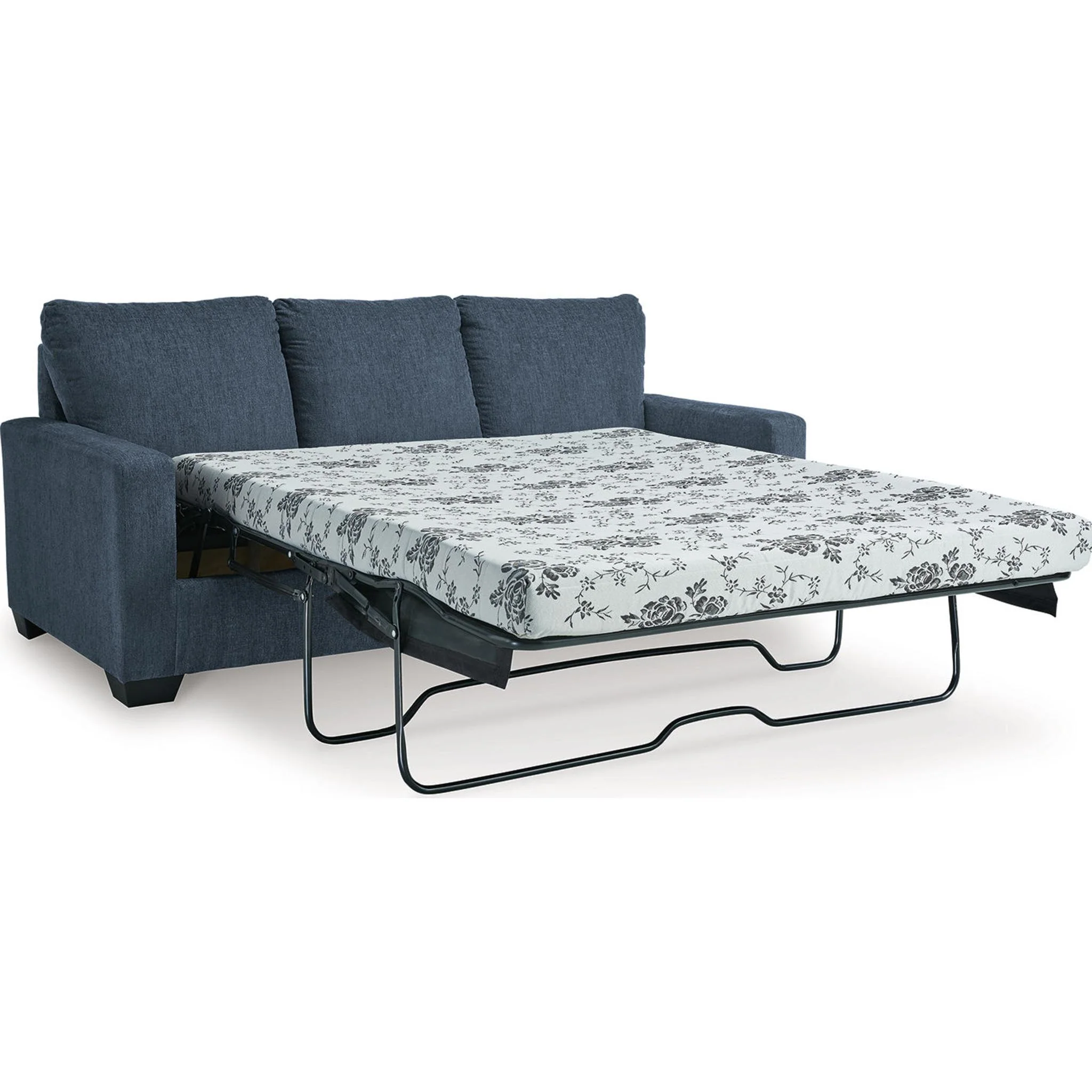 Rannis Queen Sofa Sleeper - Navy - Image 4