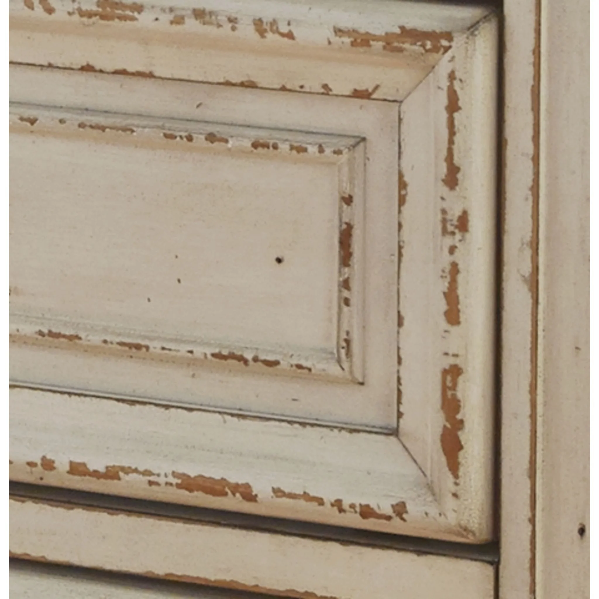 Realyn 5 Piece Queen Panel Bedroom - Chipped White - Image 8